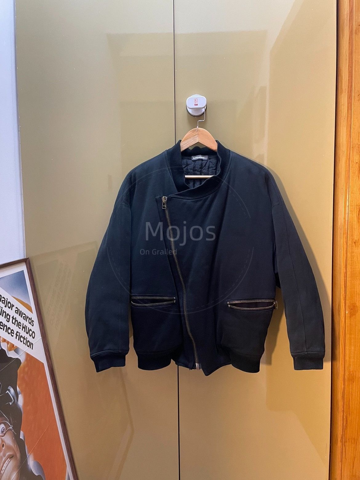 Issey Miyake Issey Miyake 80s Striped Bomber Jacket- DMC | Grailed
