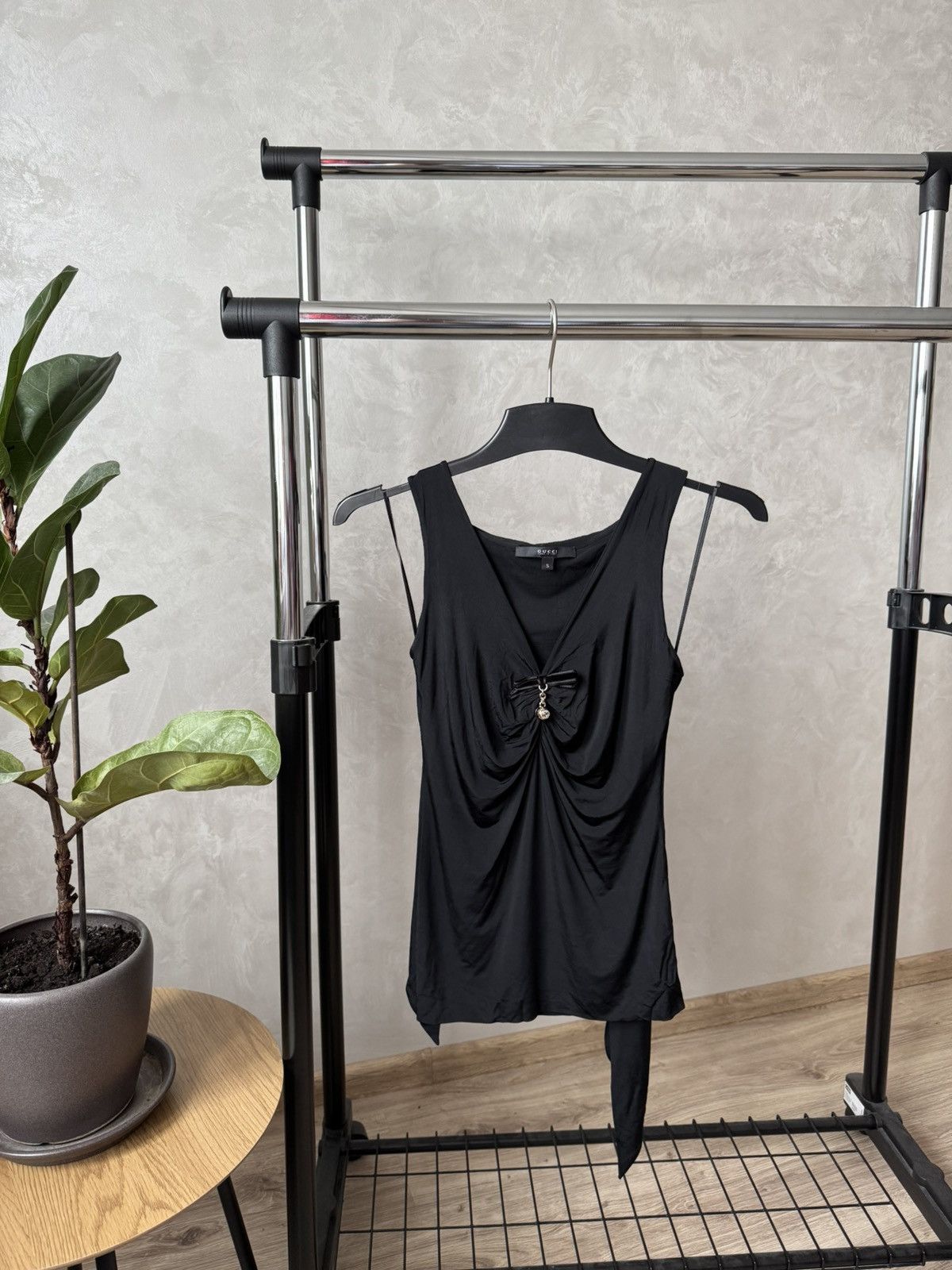Gucci Gucci Black Blouse Tank Top Size S / US 4 / IT 40 - 1 Thumbnail