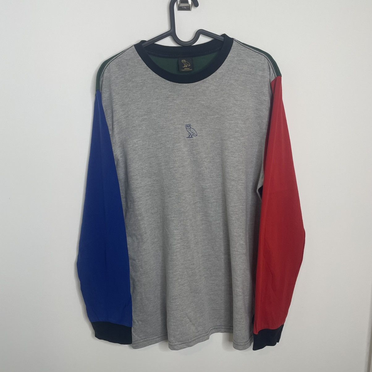 October's Very Own OVO Colourblock Rare Longsleeve T Shirt M Size US M / EU 48-50 / 2 - 1 Thumbnail
