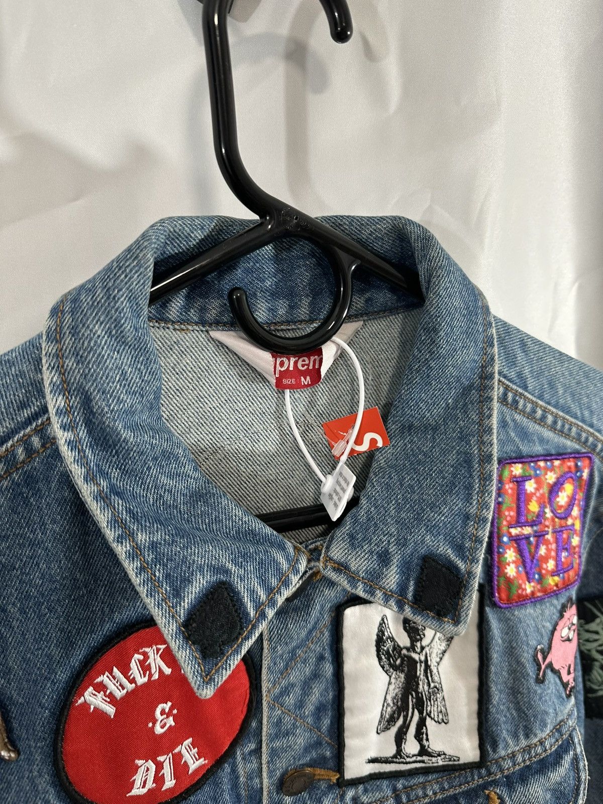 Supreme Supreme Patchwork Denim Jacket Size US M / EU 48-50 / 2 - 4 Thumbnail