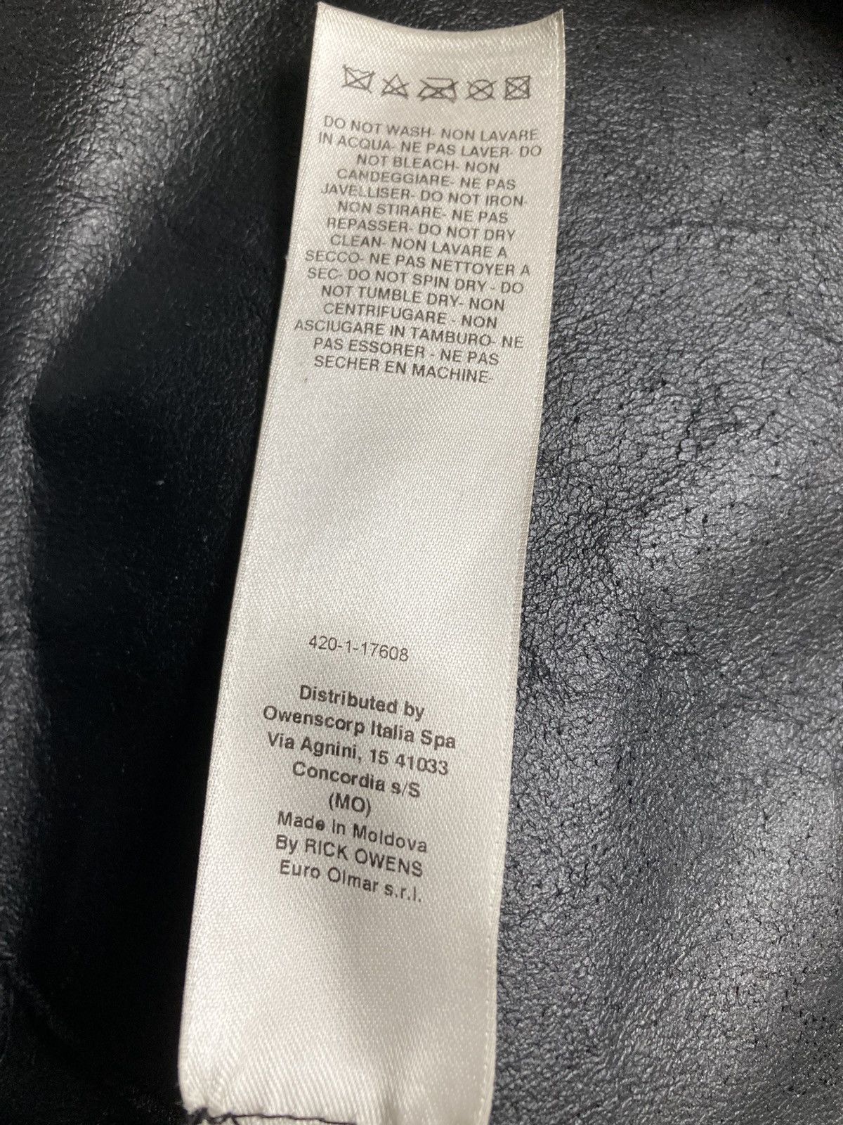 Rick Owens Rick Owens leather jacket with integrated gl Size US M / EU 48-50 / 2 - 9 Thumbnail