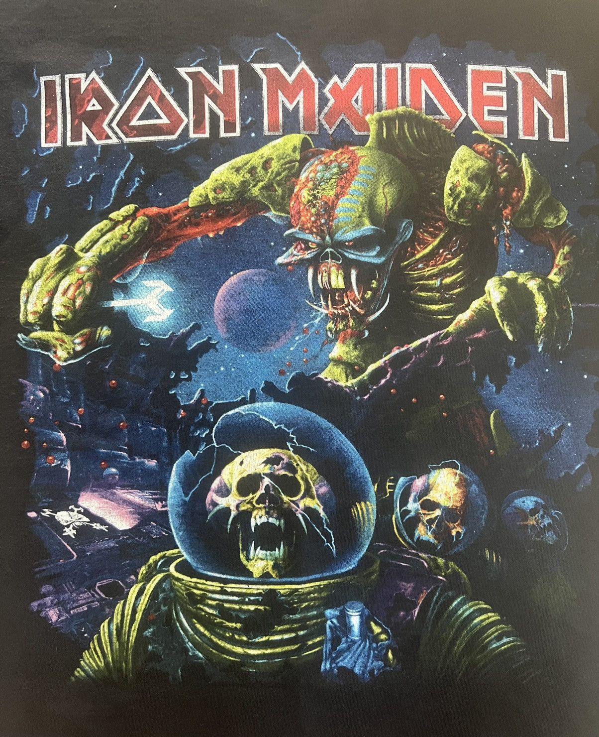 Band Tees Vintage Iron Maiden The Final Frontier World Tour 2011 Size US M / EU 48-50 / 2 - 5 Thumbnail