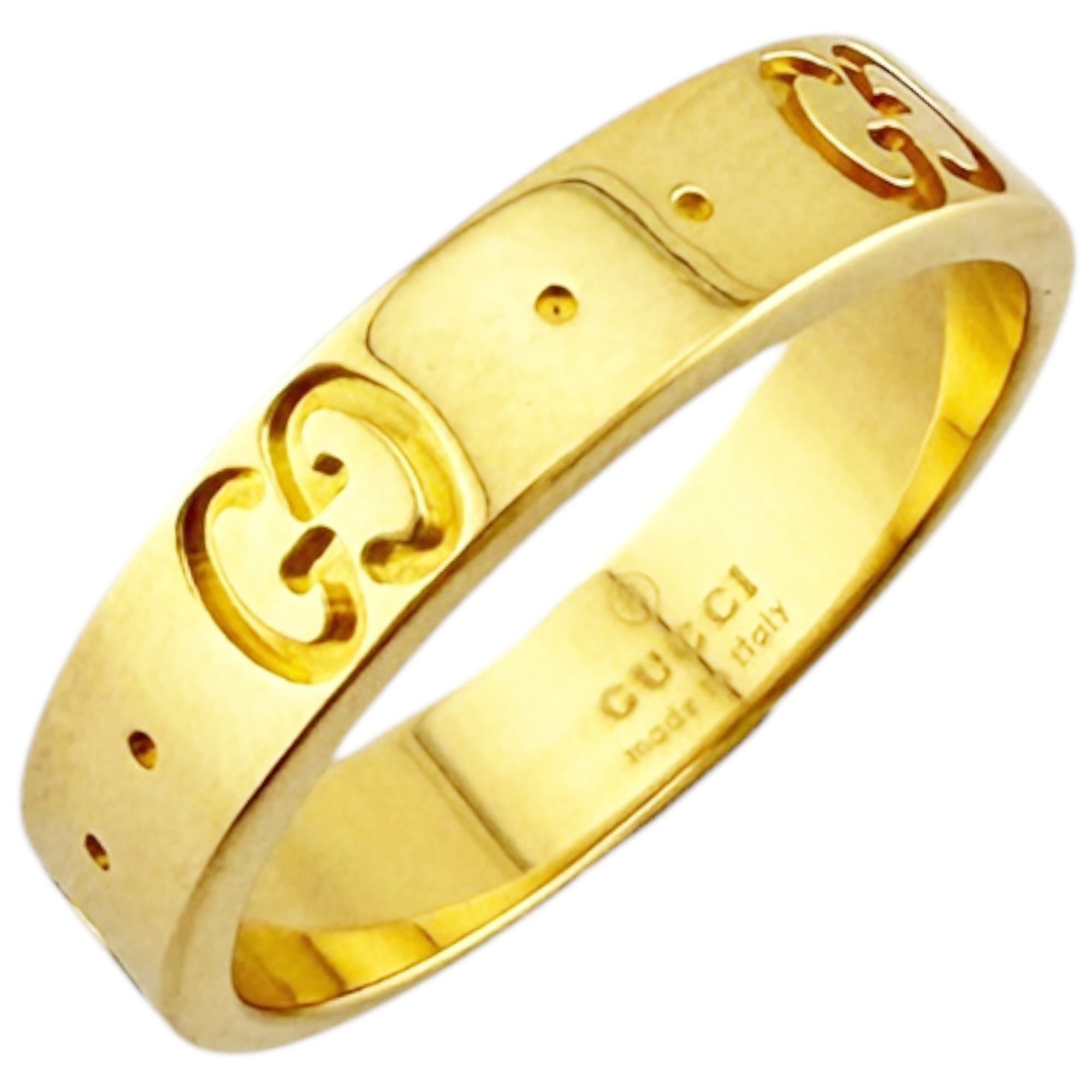 Gucci Gucci Icon Ring, 18K Yellow Gold, Women's Size ONE SIZE - 1 Thumbnail