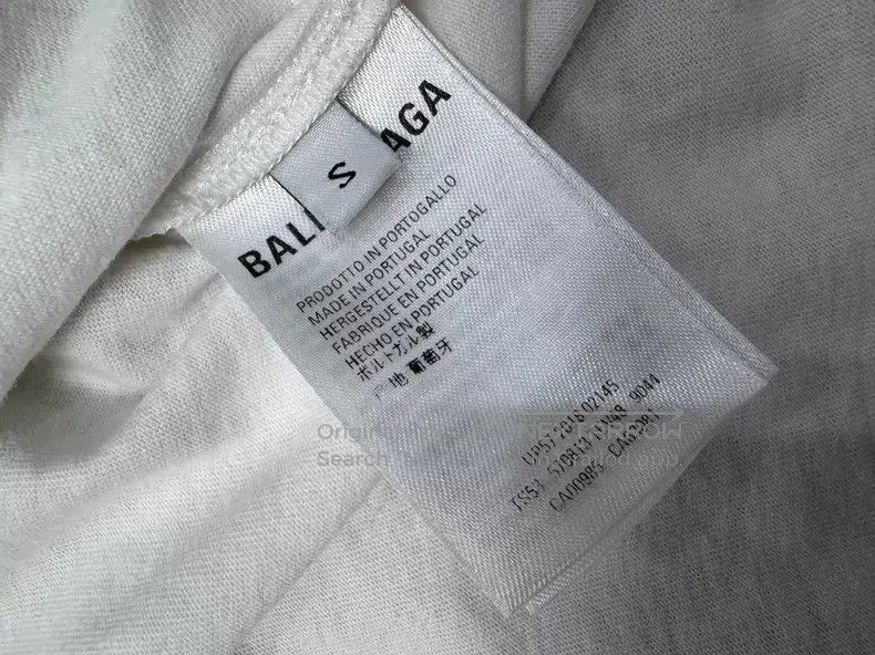 Balenciaga Balenciaga Buckle T-Shirt Letter Logo Printed Round Neck S Size S / US 4 / IT 40 - 4 Thumbnail