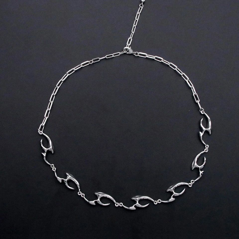 Jewelry Flame Shape Necklace Size ONE SIZE - 5 Thumbnail