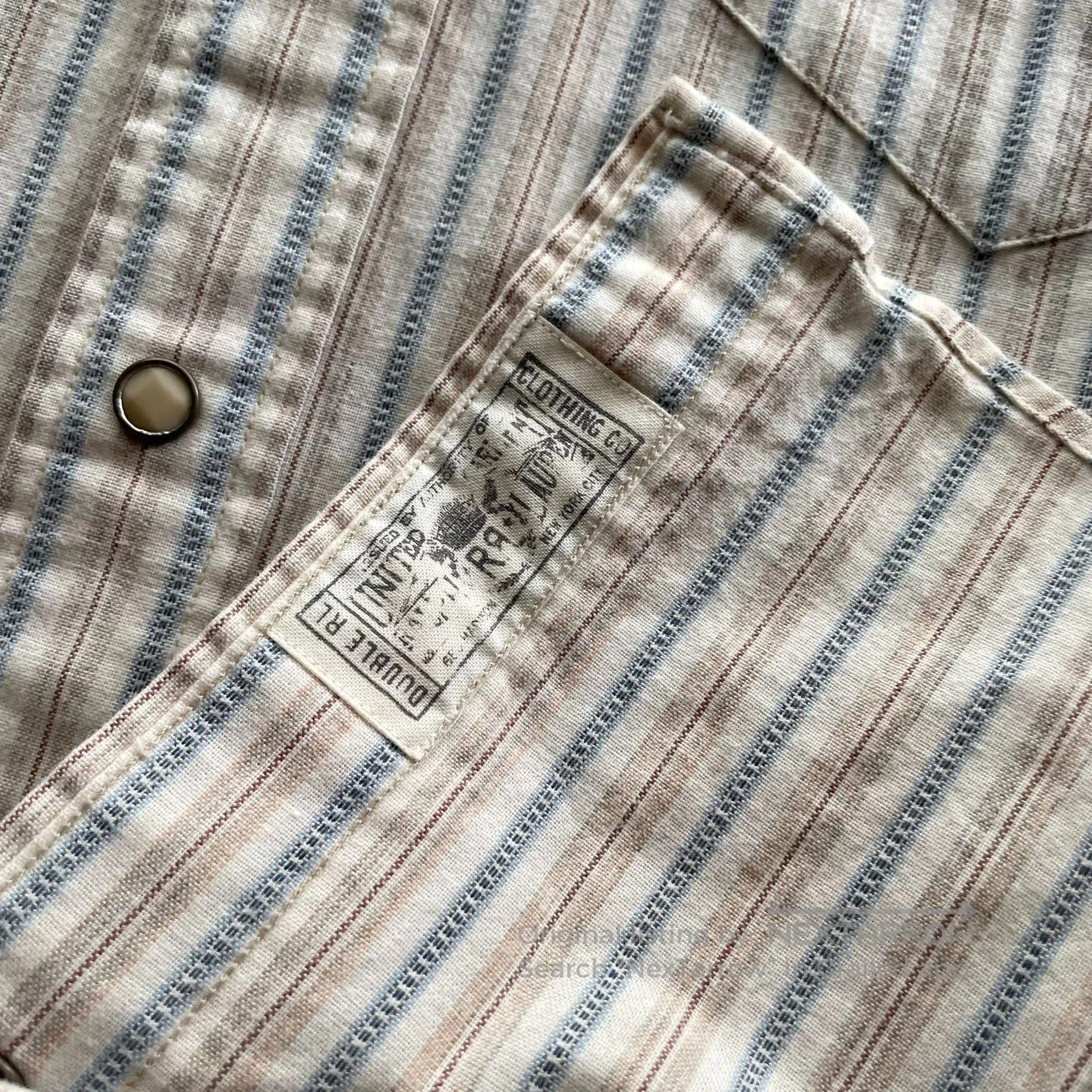 RRL Ralph Lauren RRL Ralph Lauren Western Stripe Shirt. Size US XS / EU 42 / 0 - 7 Thumbnail