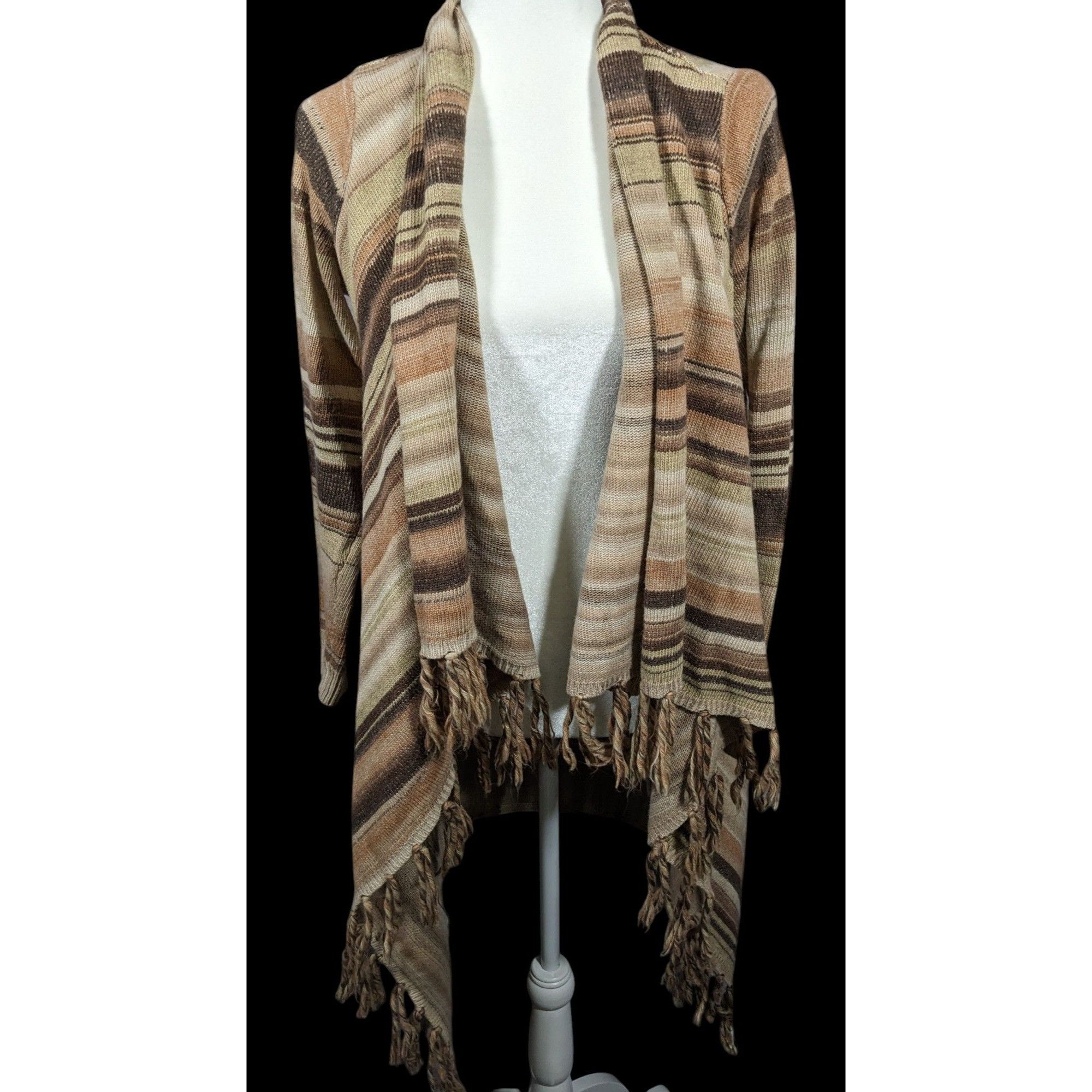 Other Natural Reflections Space-Dye Retro Bohemian Open Front Card Size M / US 6-8 / IT 42-44 - 5 Thumbnail