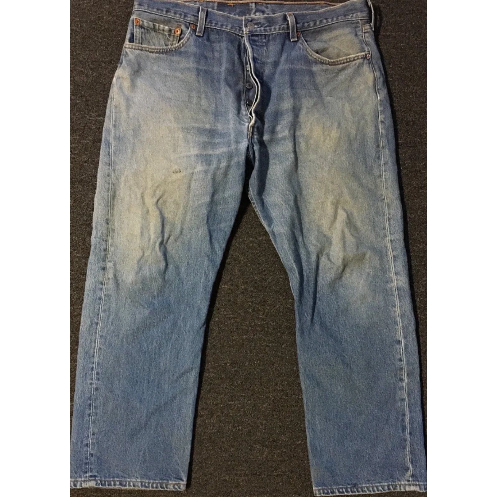 Levi's VINTAGE Levi's 501 Jeans Men 38 Blue Denim Button Fly Distressed 90s Grunge Punk USA Size US 38 / EU 54 - 2 Thumbnail