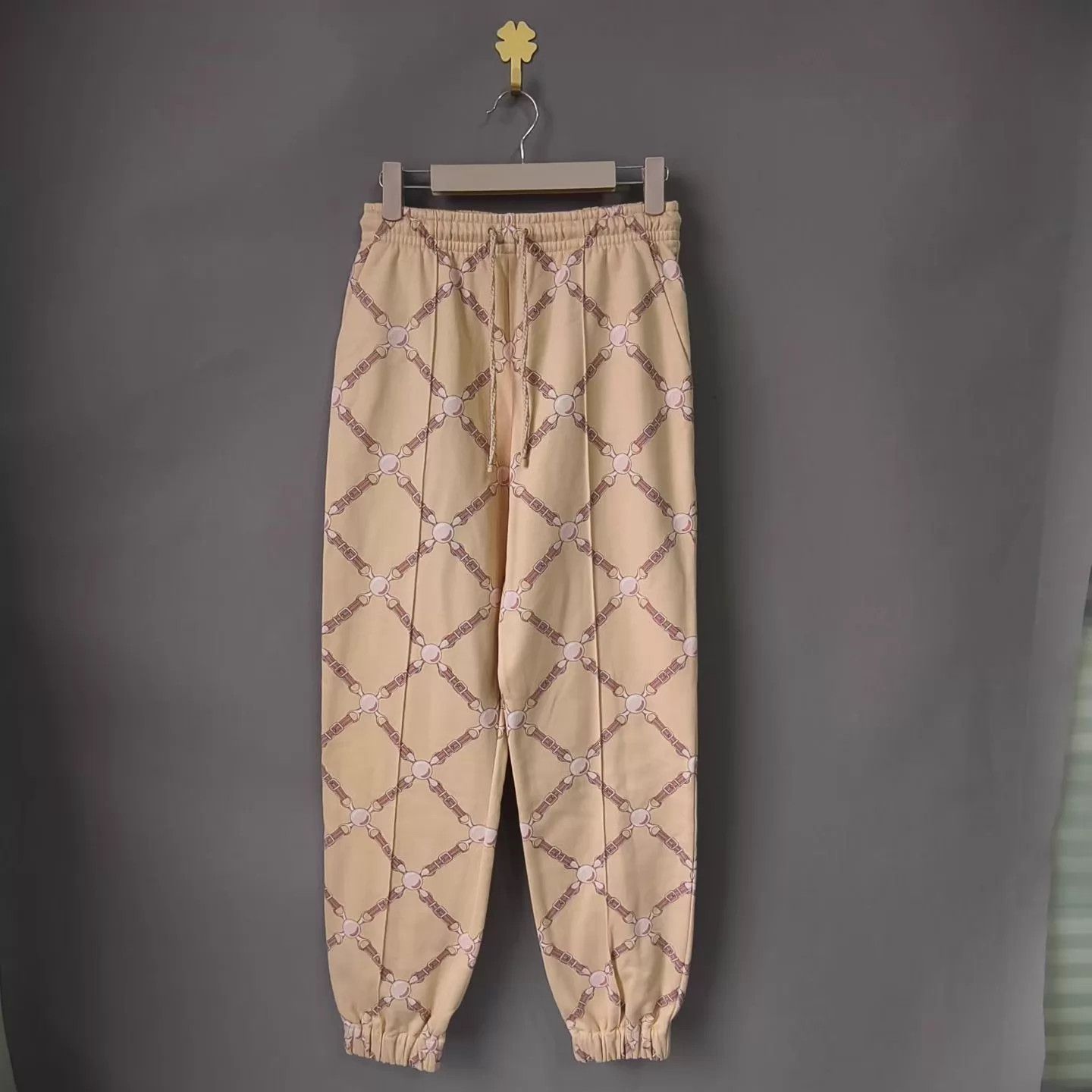 Hermes HERMES diamond all over print sweatpants 34 99 Size 25" / US 0 / IT 36 - 1 Thumbnail
