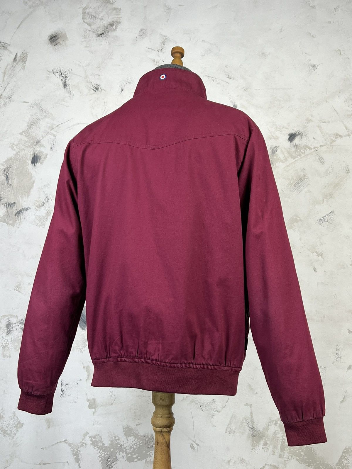 Lambretta Vintage Lambretta Burgundy Bomber Jacket Size L Size US L / EU 52-54 / 3 - 6 Thumbnail