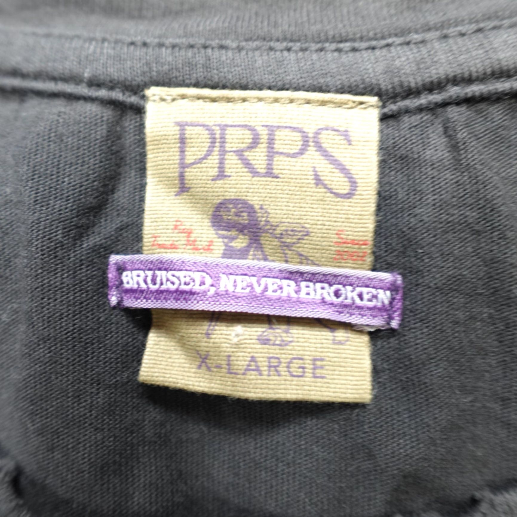 Prps PRPS Shirt XL Gray 100% Cotton Sumo Fighter Made in Portugal NEW READ Size US XL / EU 56 / 4 - 3 Thumbnail