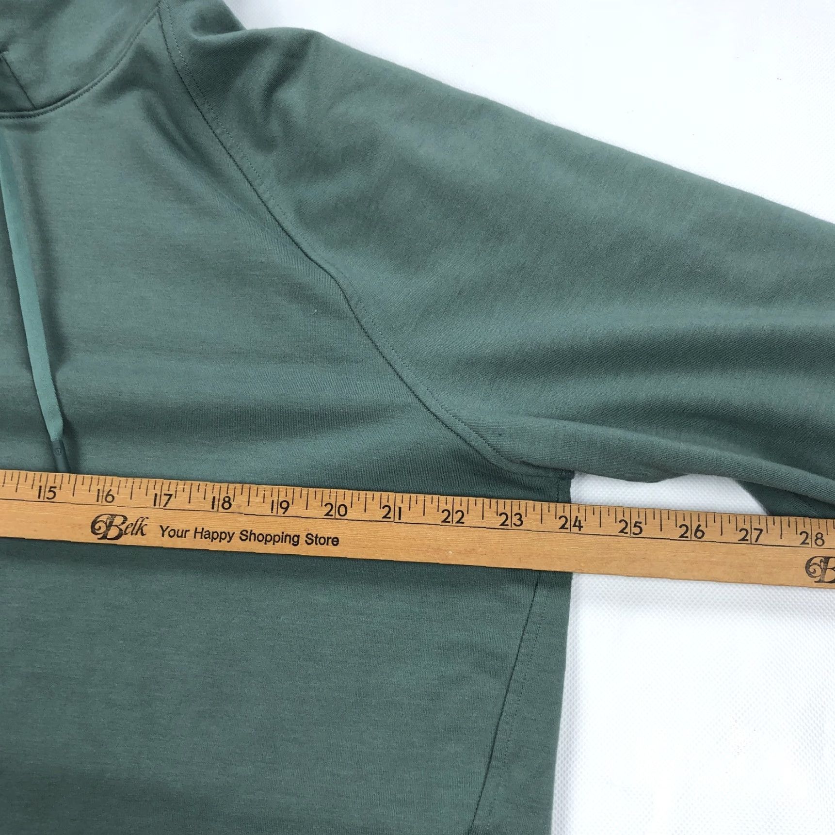 Lululemon Lululemon Hoodie Mens XL Green City Sweat Pullover Athletic Sweatshirt Raglan Sleeves Logo Ribbed Cuffs Pockets Size US XL / EU 56 / 4 - 5 Thumbnail