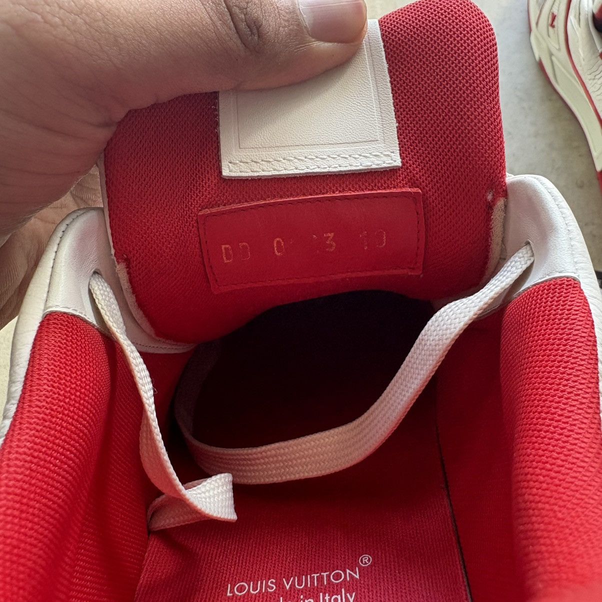 Louis Vuitton Louis Vuitton Trainer Red Size US 11.5 / EU 44-45 - 7 Thumbnail