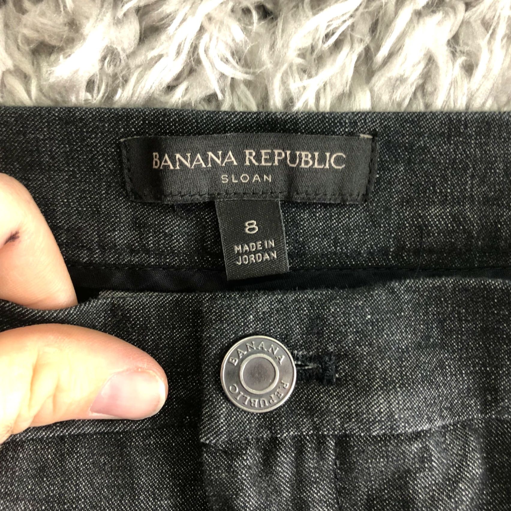 Banana Republic Banana Republic Sloan Womens Size 8 Accented Stitch Zip Ankle Gray Pants Size 30" / US 8 / IT 44 - 7 Thumbnail