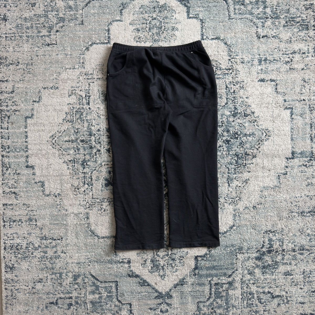 Designer × Japanese Brand Japanese Designer Baggy Black Sweats Size US 34 / EU 50 - 2 Thumbnail