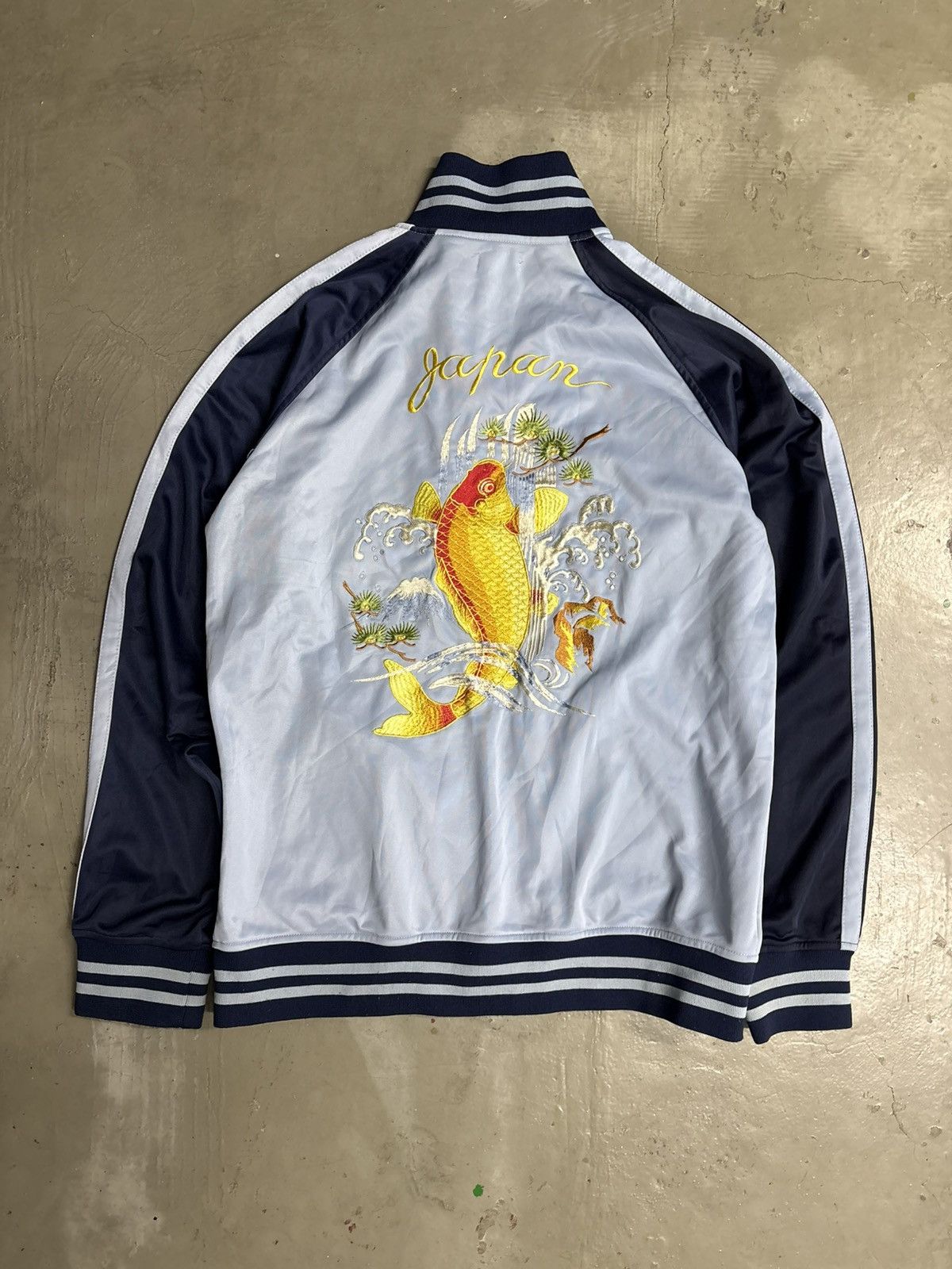 Karakuri Tamashii 🎌Japanese Traditional Style Fujin Raijin Sukajan Jacket Size US M / EU 48-50 / 2 - 1 Thumbnail