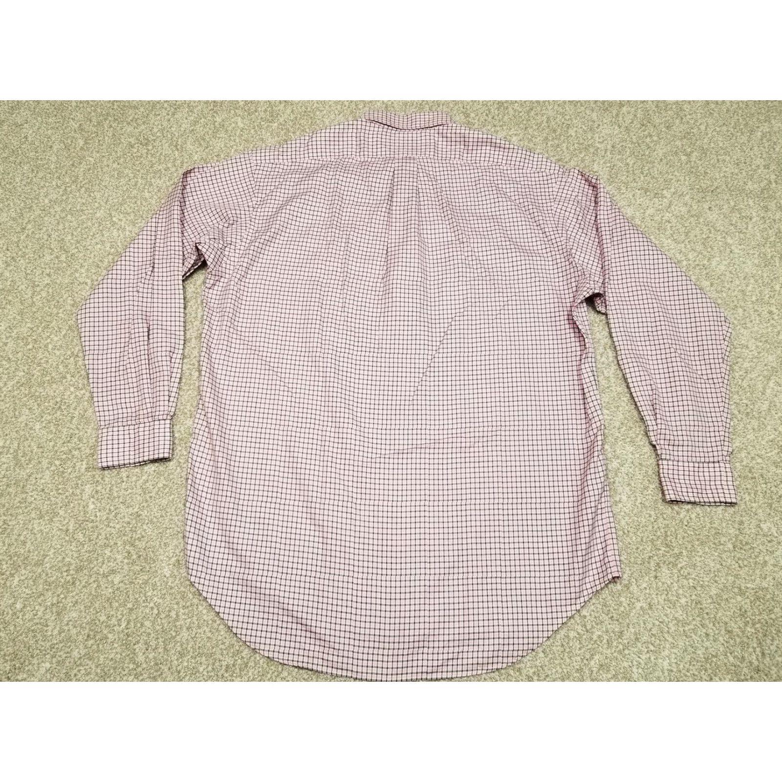 Ralph Lauren Ralph Lauren Blake Shirt Mens Medium Pink Check 100% Cotton Long Sleeve Casual Button-Up Size US M / EU 48-50 / 2 - 5 Thumbnail