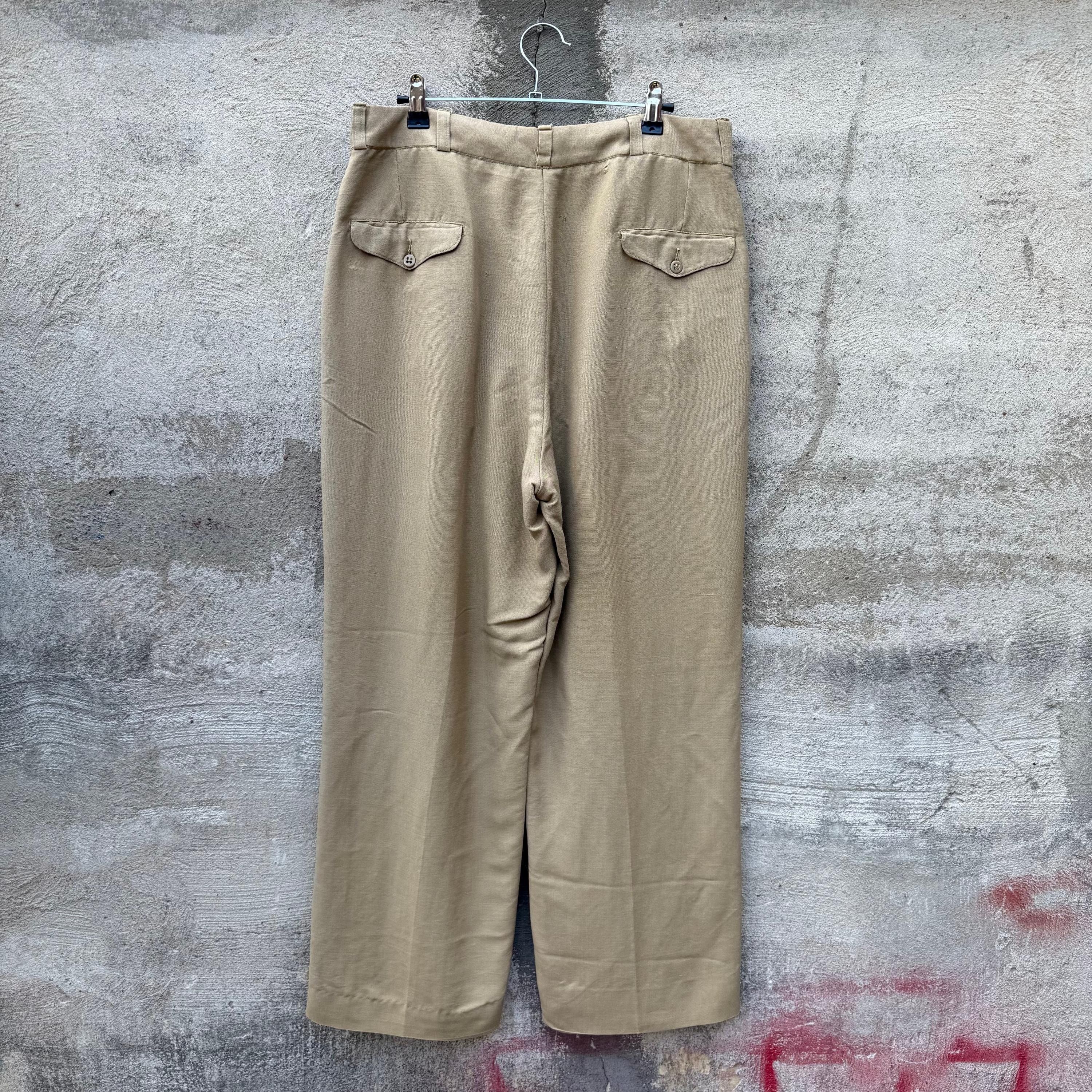 Vintage 60's US Military Khaki Chino Pants Size US 32 / EU 48 - 2 Thumbnail