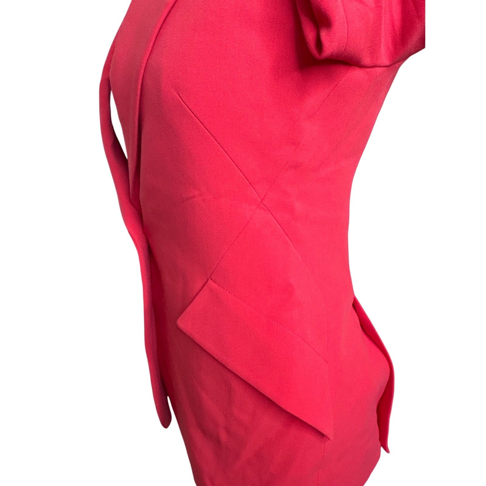 L'AGENCE L’Agence Chamberlain Blazer Jacket in Hibiscus Coral Red Size XS / US 0-2 / IT 36-38 - 6 Thumbnail