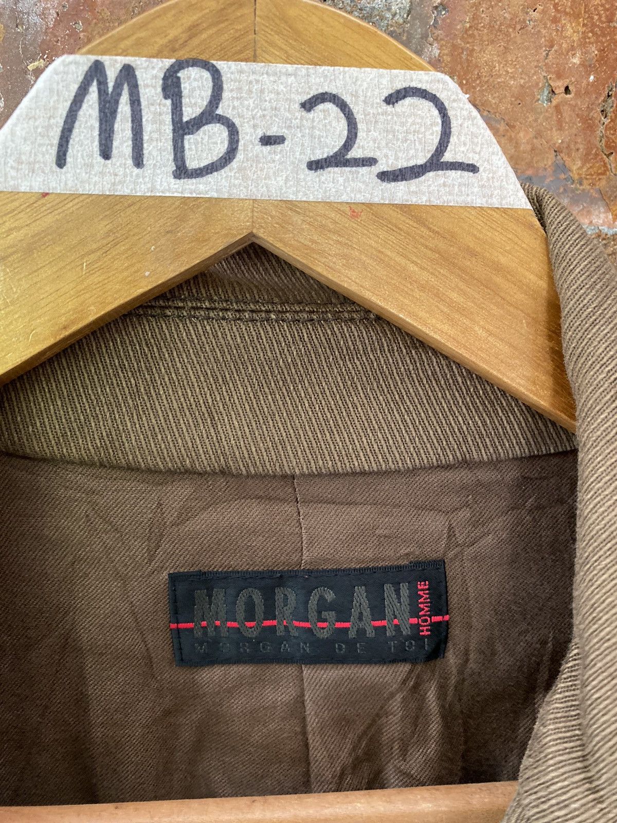 Morgan Homme 2000s Morgan Home Unfinished Fringe Hem Jacket Size US M / EU 48-50 / 2 - 24 Thumbnail