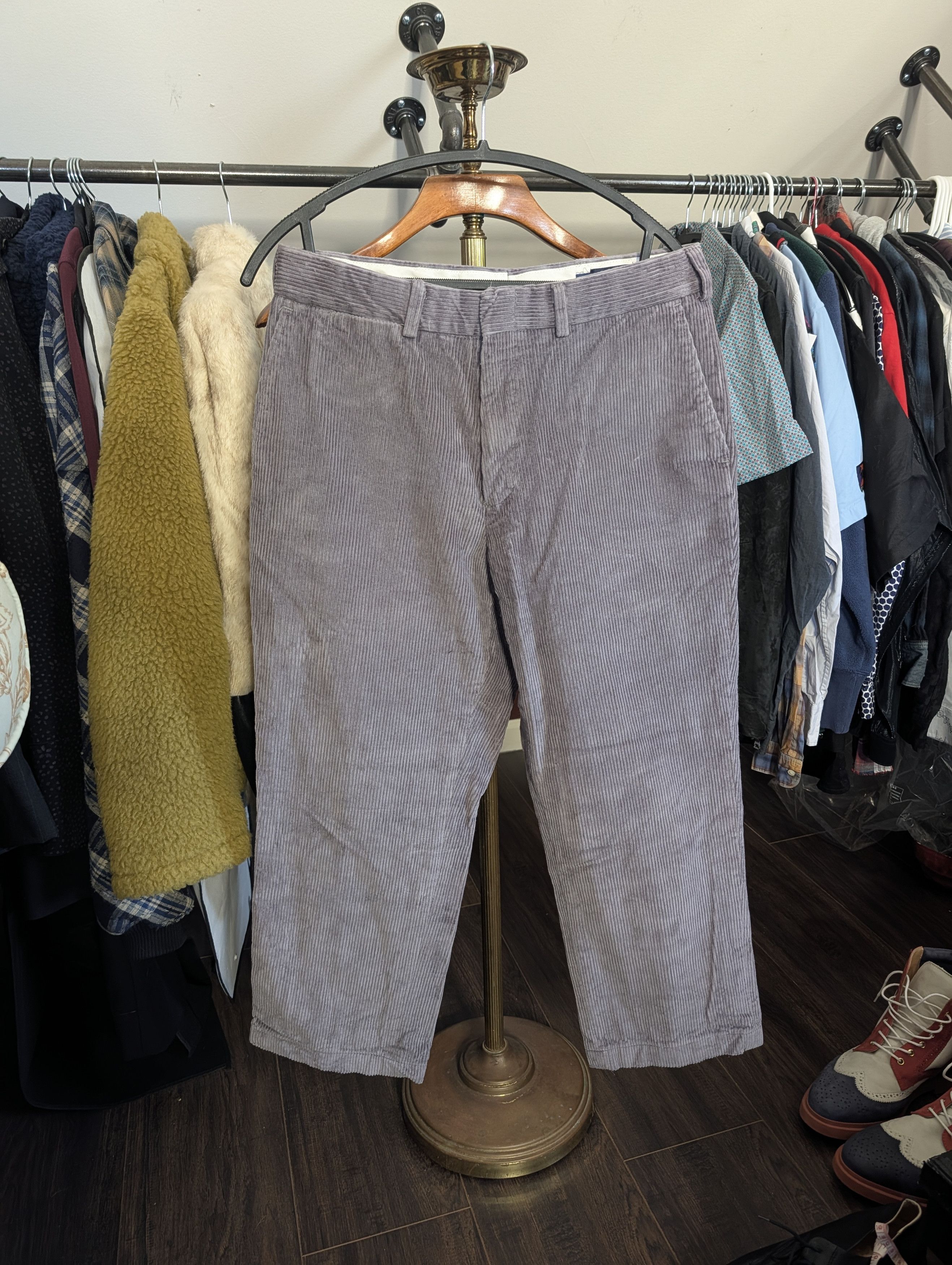 J. Press Vintage MiUSA light blue/gray corduroy pants 30" Size US 30 / EU 46 - 1 Thumbnail