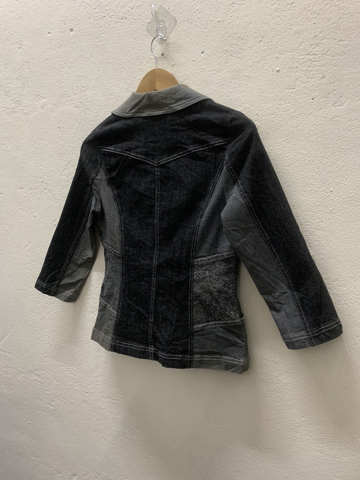 Japanese Brand Especie Denim Jacket nice Design Size XS / US 0-2 / IT 36-38 - 7 Thumbnail