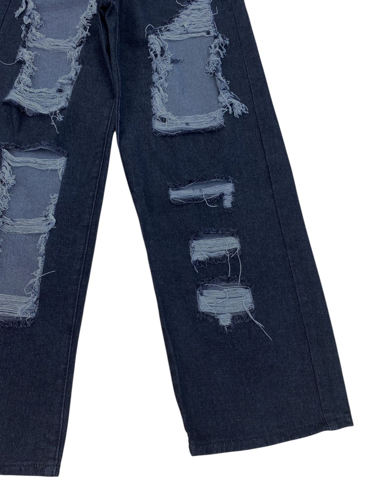 Japanese Brand Japanese Brand Black Wash Distressed Style Baggy Jeans Size US 28 / EU 44 - 6 Thumbnail