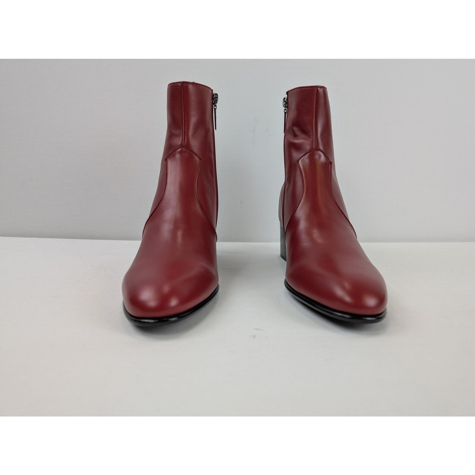 Saint Laurent Paris o1rshd1 James 60 Bootie Boots in Opyum Red Size US 9 / EU 42 - 11 Thumbnail