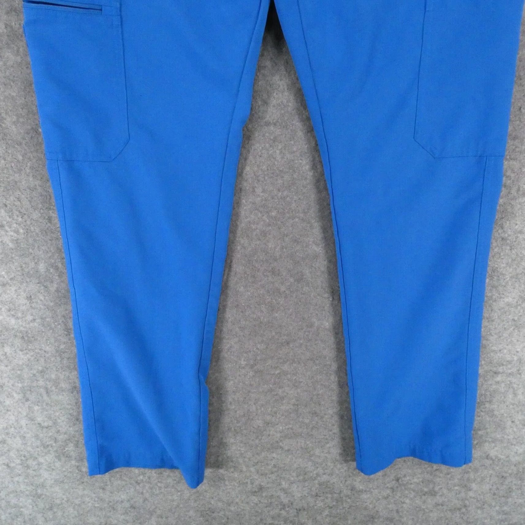 Vintage FIGS Scrub Pants Mens Large Blue Drawstring Medical Solid Polyester Blend Size US 33 - 5 Thumbnail