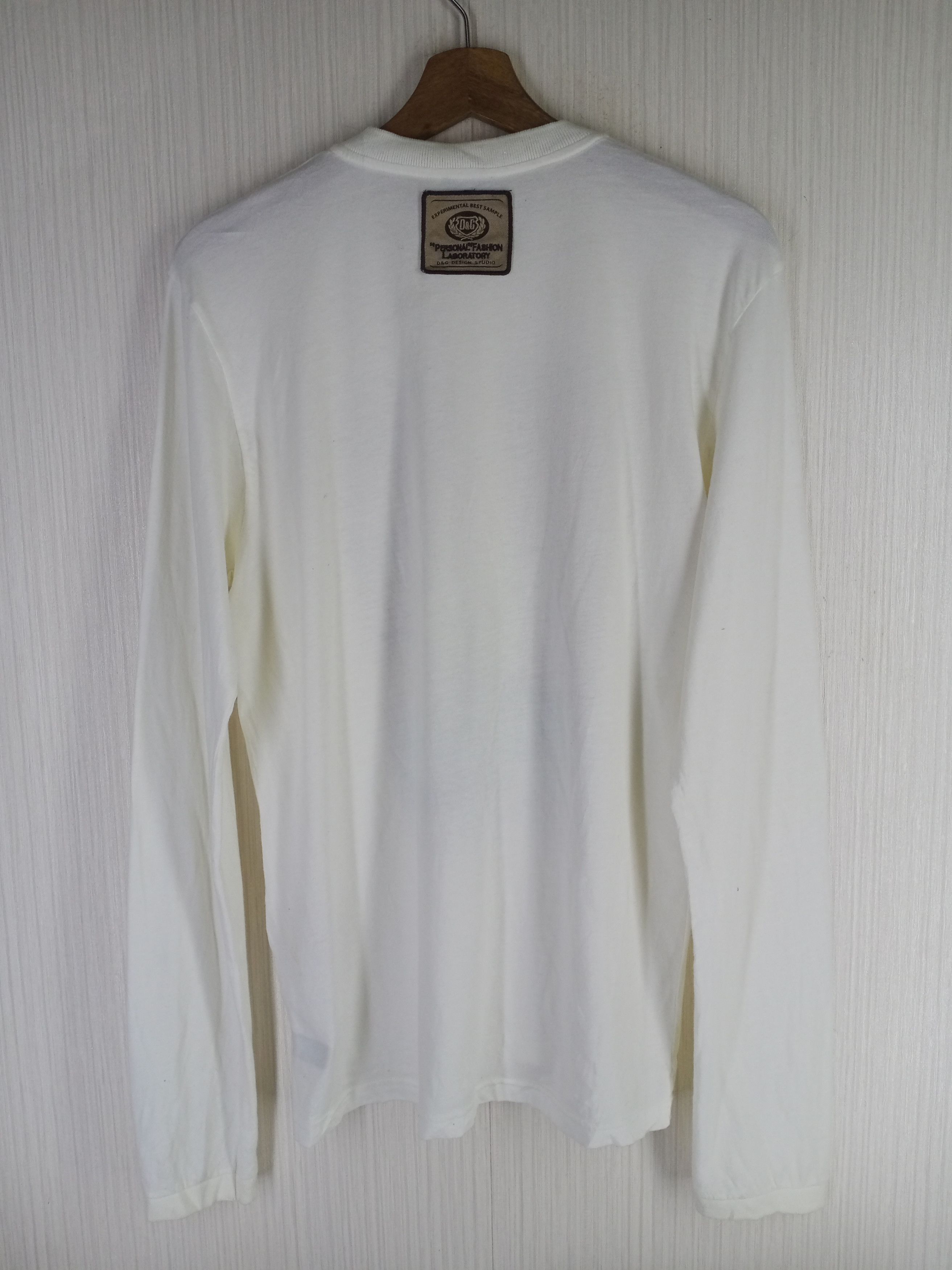 Dolce & Gabbana RARE DOLCE & GABBANA HALF BUTTON LONG SLEEVE TSHIRT Size US L / EU 52-54 / 3 - 10 Thumbnail