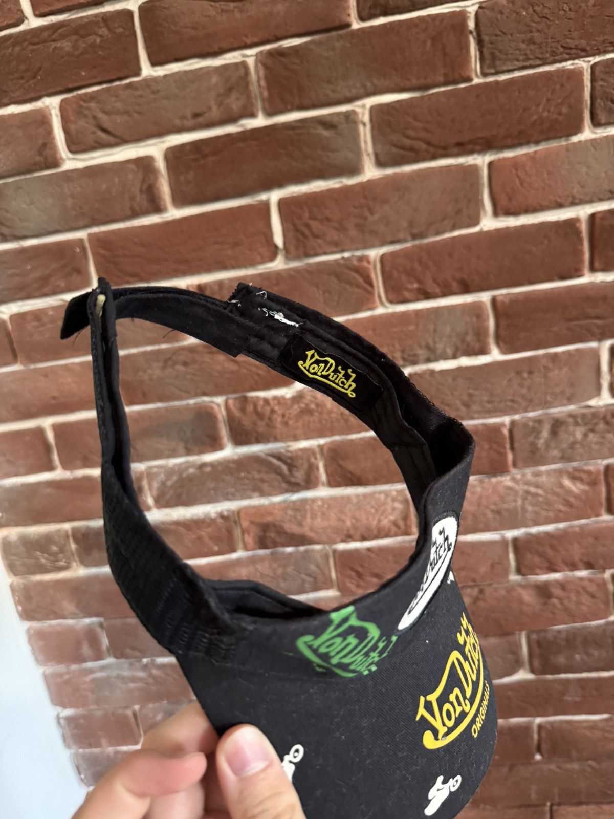 Von Dutch Von Dutch Visor Cap Logo Hype Design Hat Travis Scott Style Size ONE SIZE - 7 Thumbnail