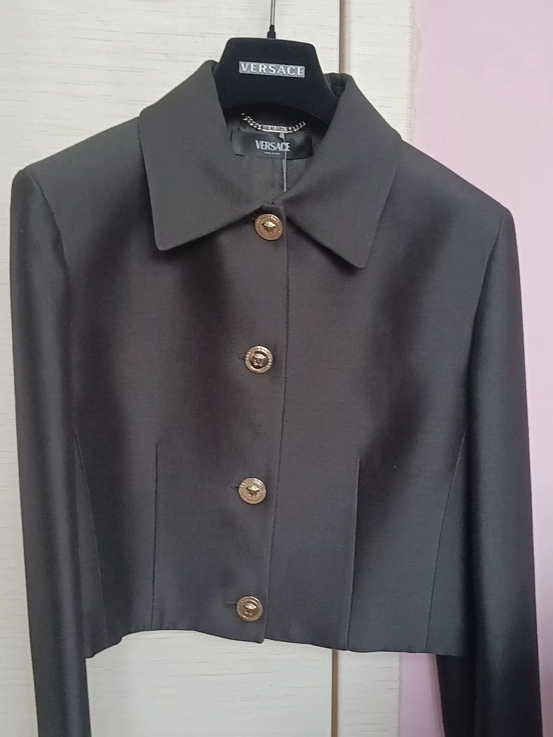 Versace Versace Women's suit cropped coat Size M / US 6-8 / IT 42-44 - 1 Thumbnail