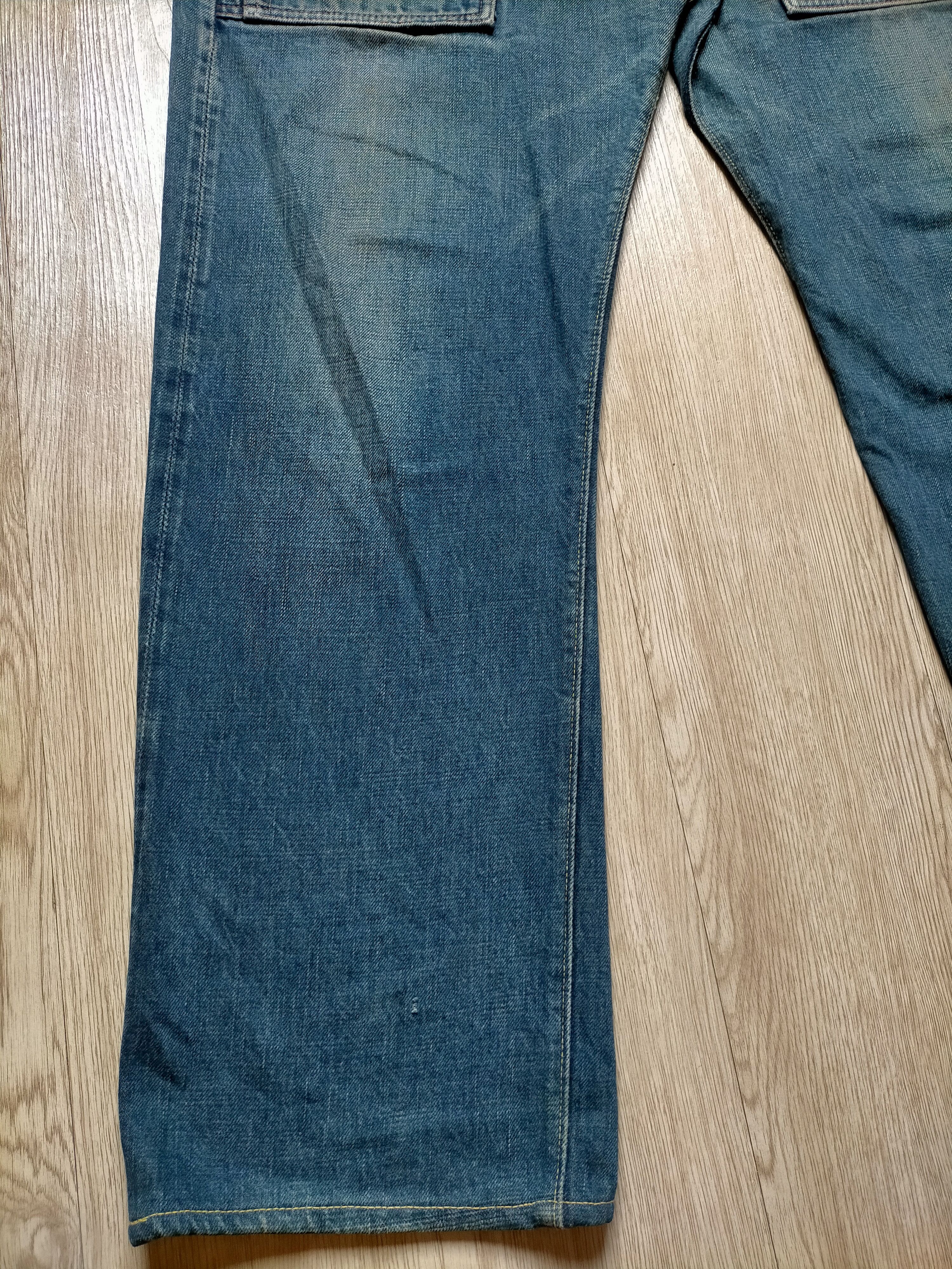 Full Count & Co. Vintage 90s Full Count & Co Selvedge Bush Pants Denim Japan Size US 34 / EU 50 - 8 Thumbnail