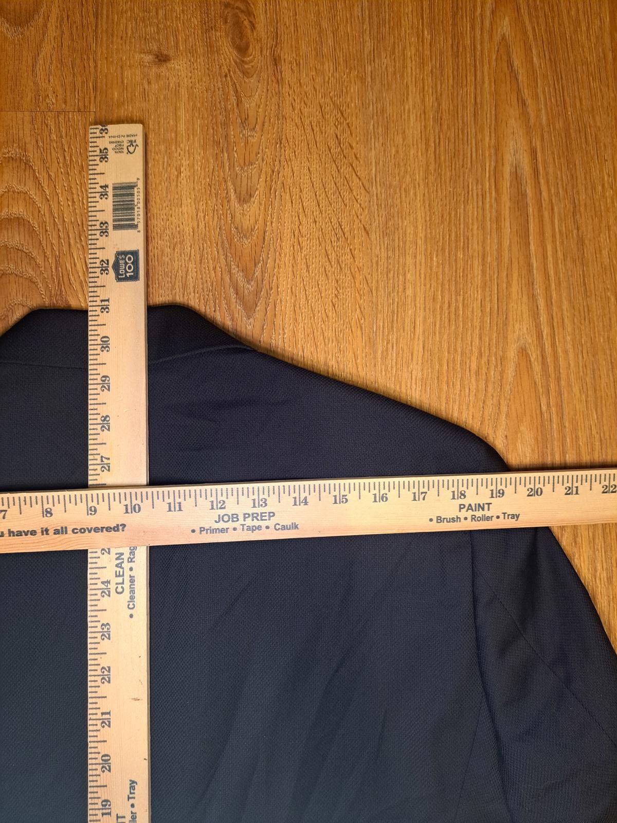 Hart Schaffner Marx Hart Schaffner Marx Blazer Mens 42R Navy Wool Silver Buttons Size 42R - 11 Thumbnail