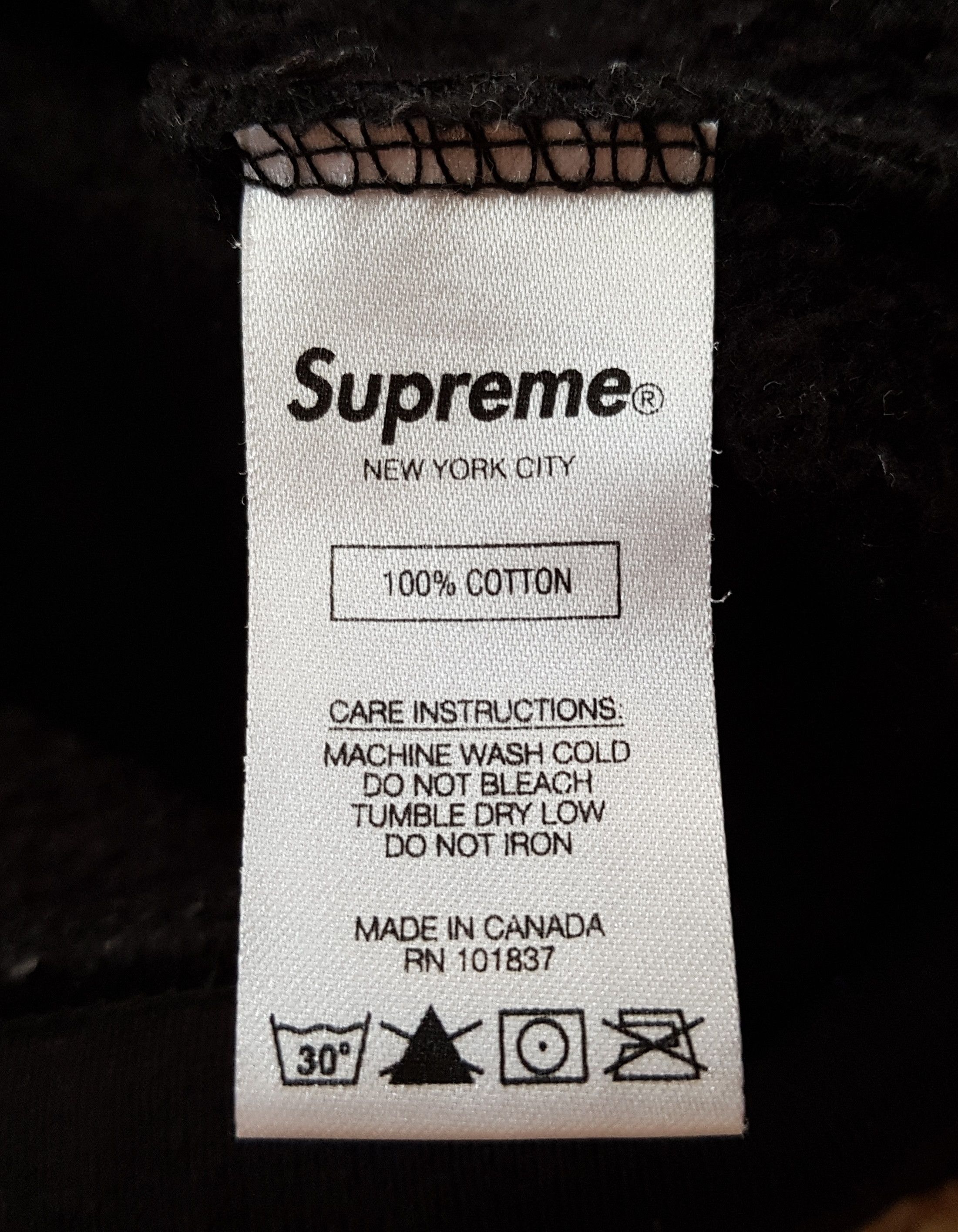 Supreme Supreme Black Blocked Hooded Sweatshirt FW17 Hoodie Size US M / EU 48-50 / 2 - 17 Thumbnail