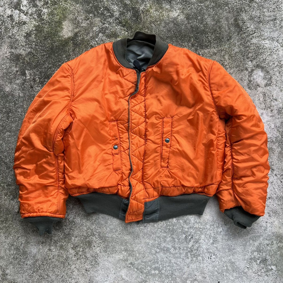 Alpha Industries × Vintage “VINTAGE” INTERMEDIATE MA-1 ALPHA INDUSTRIES BOMBER JACKET Size US L / EU 52-54 / 3 - 13 Thumbnail
