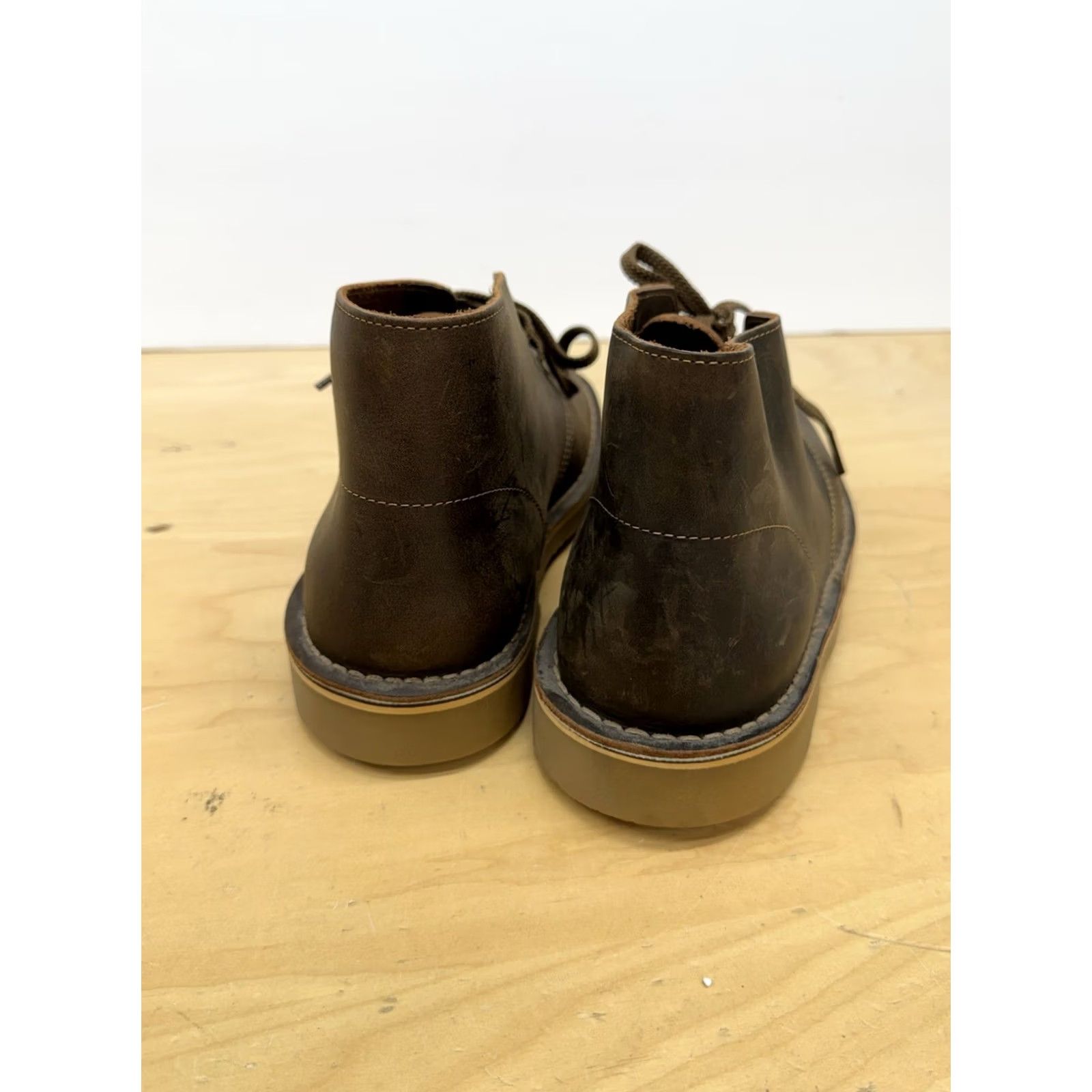 Clarks Mens Bushacre 2 Chukka Boots 8.5 Beeswax Brown 
