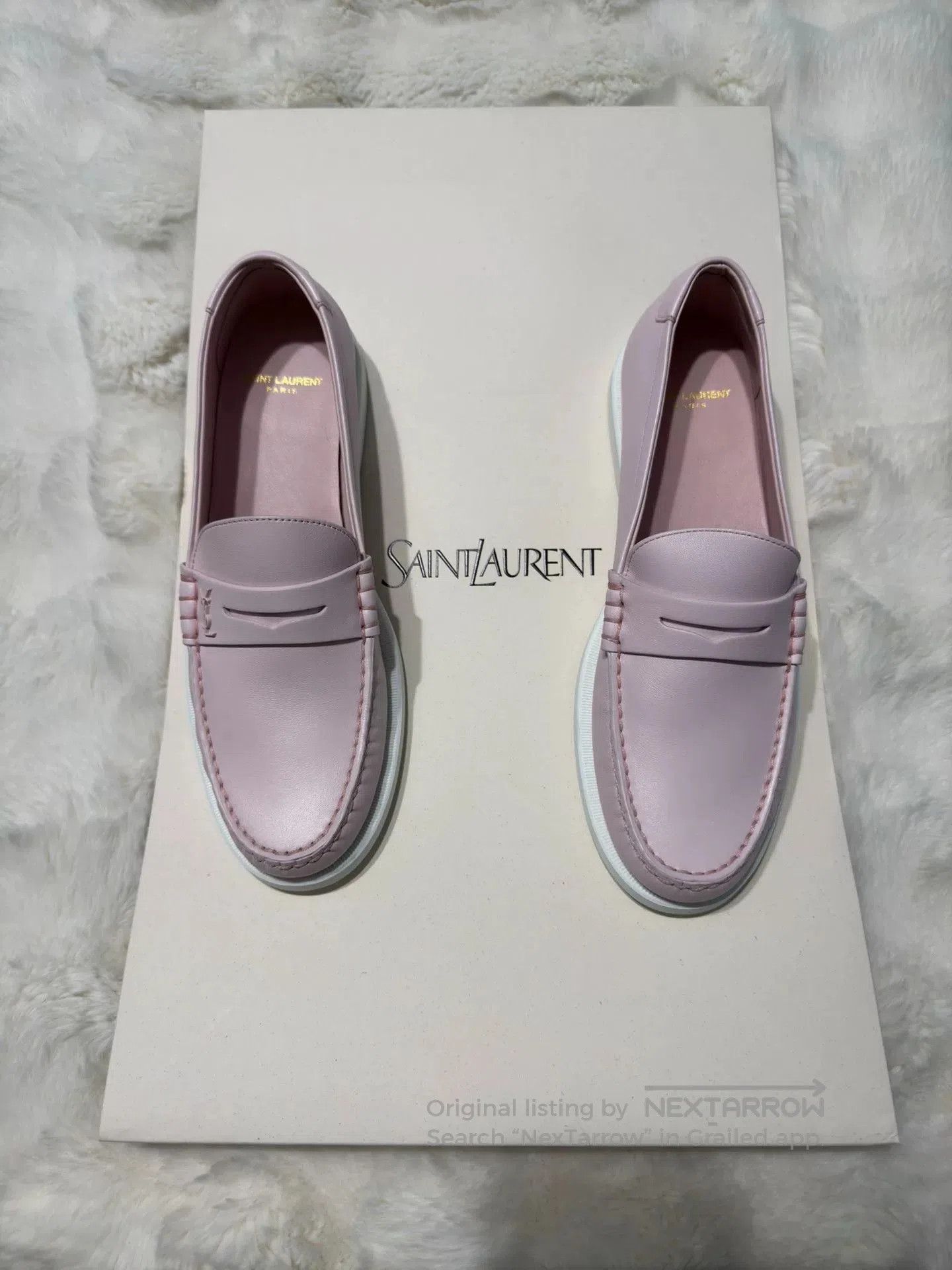 Yves Saint Laurent Saint Laurent YSL Logo Loafers. Size US 7 / EU 40 - 2 Thumbnail