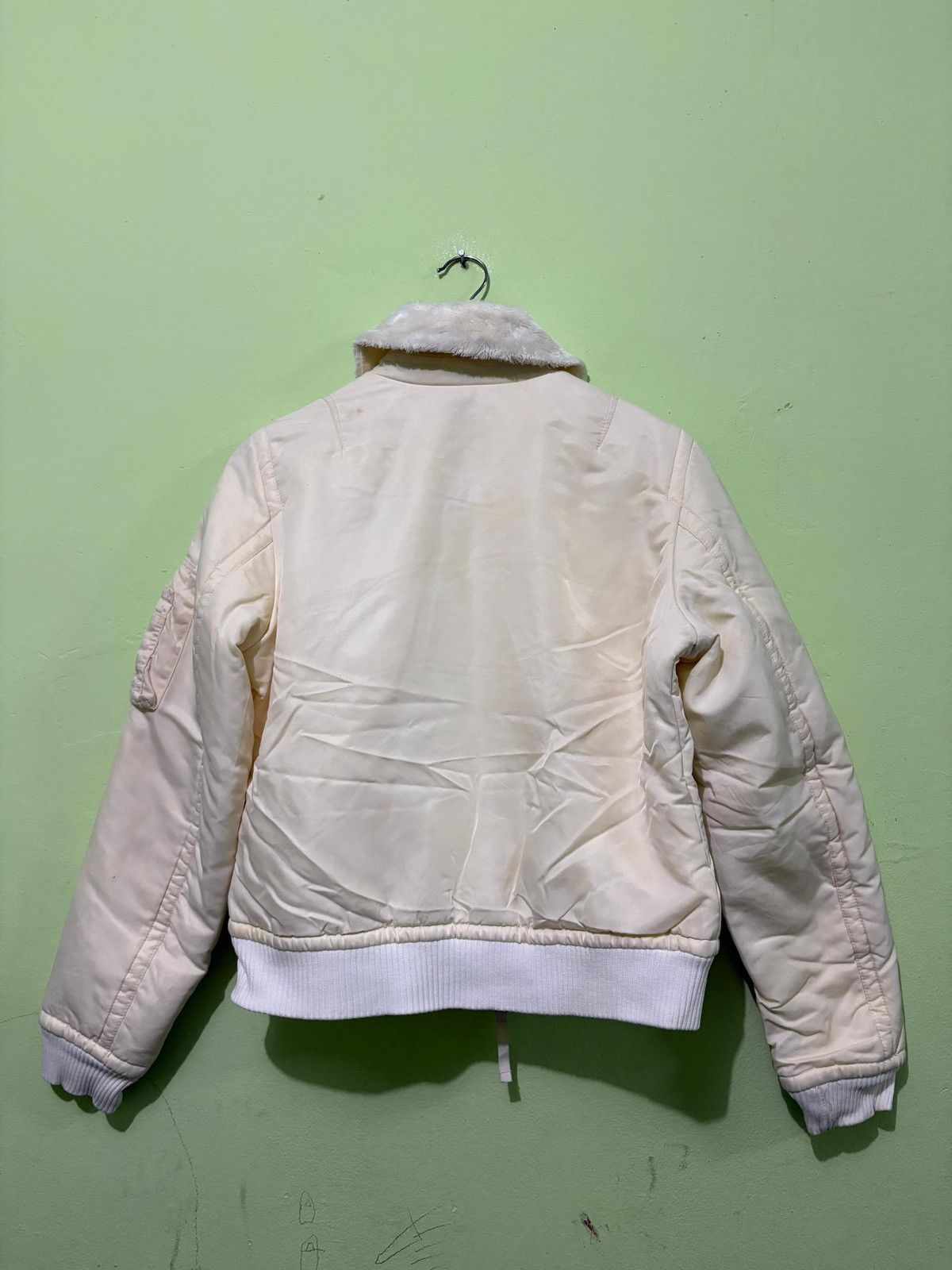 Polo Ralph Lauren × Vintage Polo Jeans Ralph Lauren Bomber Cropped Jacket Fur Collar Size US M / EU 48-50 / 2 - 7 Thumbnail