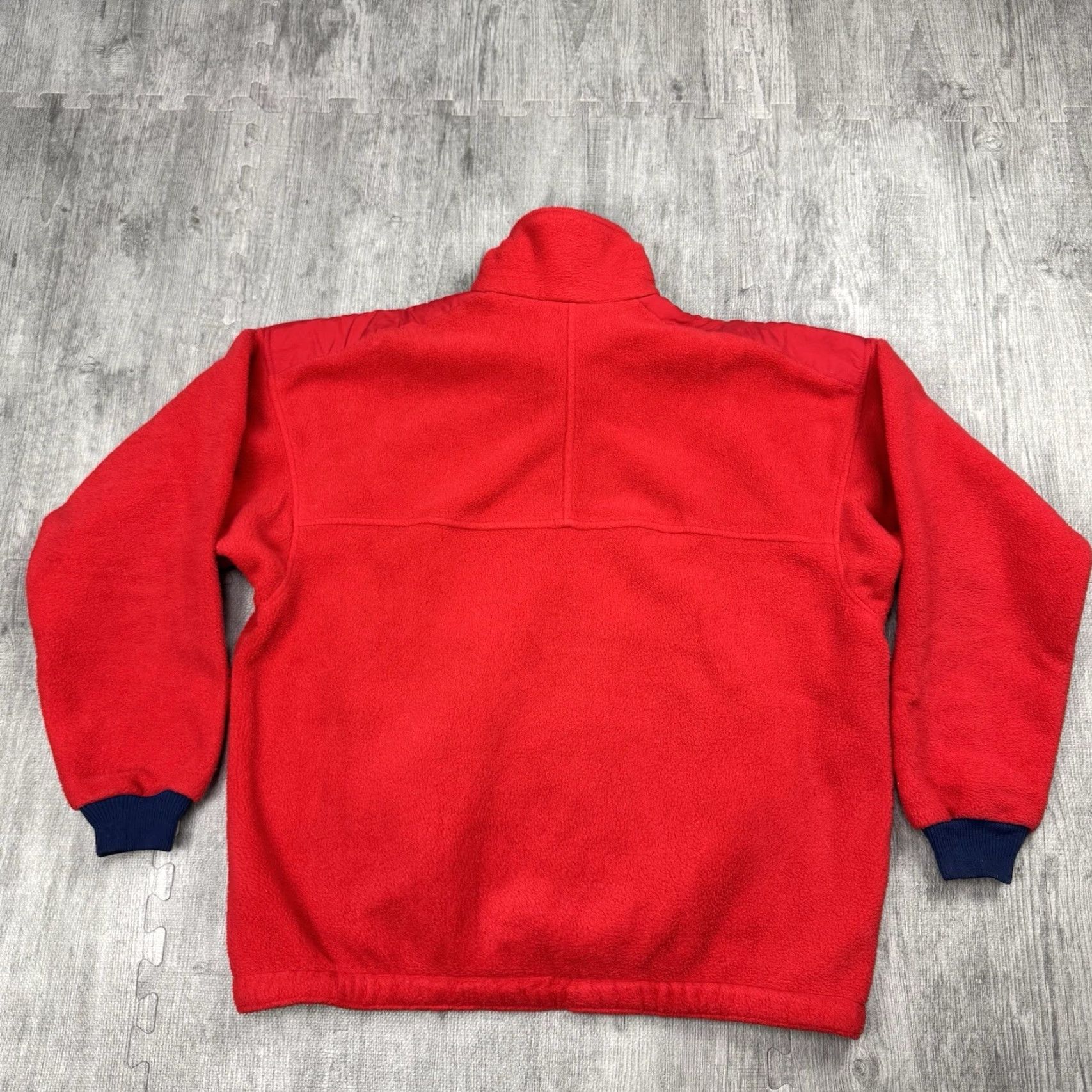 Vintage VINTAGE VTG LL BEAN FULL ZIP RED HEAVYWEIGHT FLEECE JACKET NYLON PATCH XL Size US XL / EU 56 / 4 - 6 Thumbnail