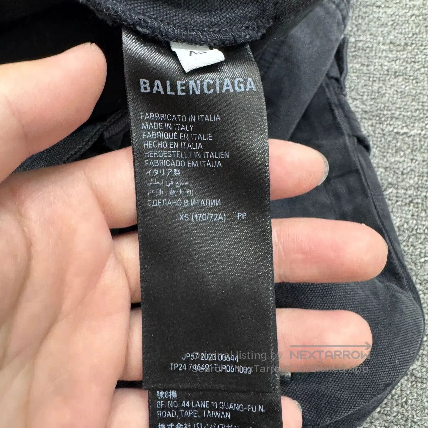 Balenciaga Black Cargo Utility Pants Size 28. Size US 28 / EU 44 - 3 Thumbnail