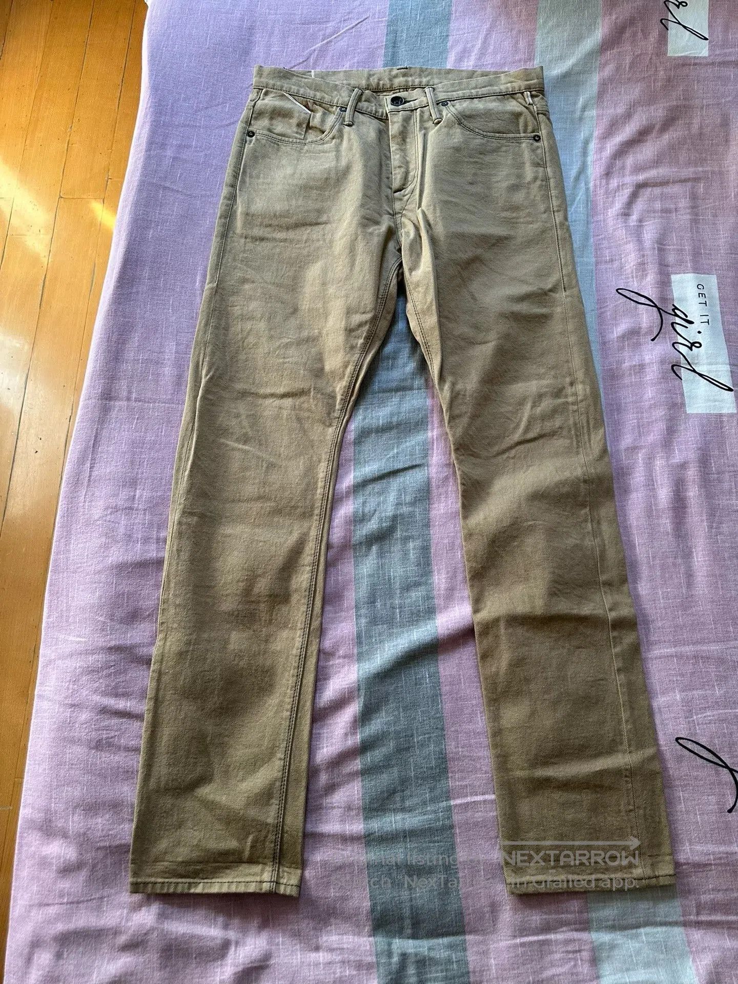 MATiAS Matias Khaki Military Casual Pants. Size US 33 - 1 Thumbnail