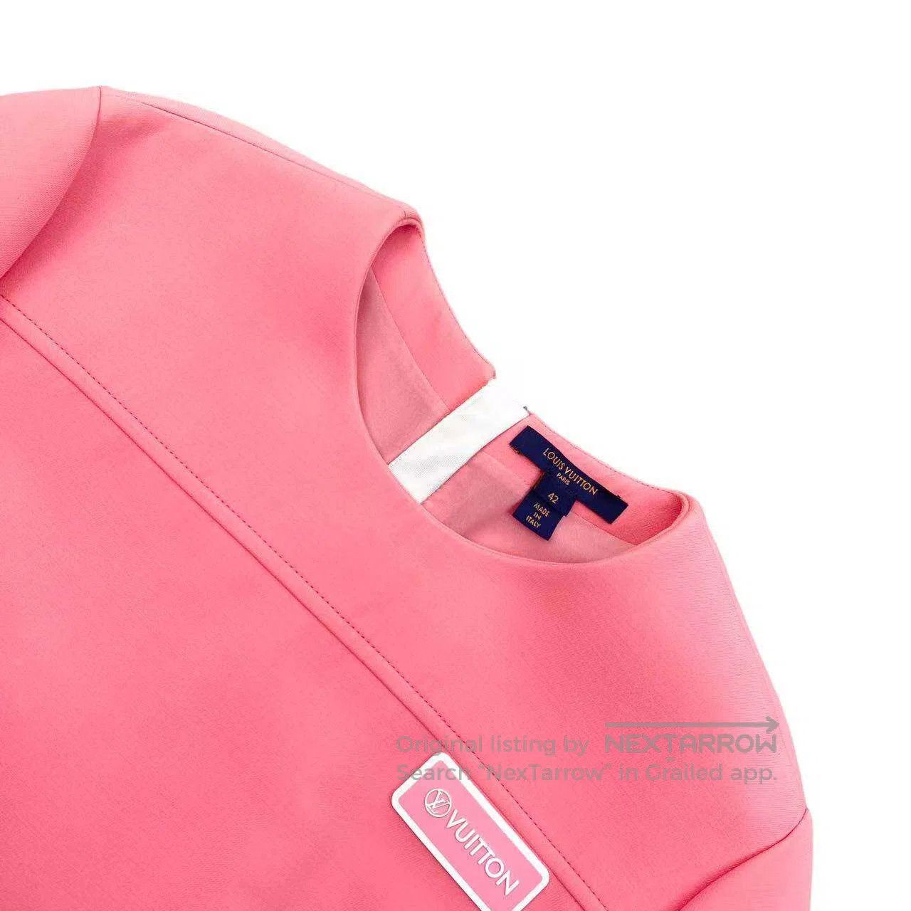 Louis Vuitton Louis Vuitton Leather brand logo zipper dress| Size S / US 4 / IT 40 - 3 Thumbnail