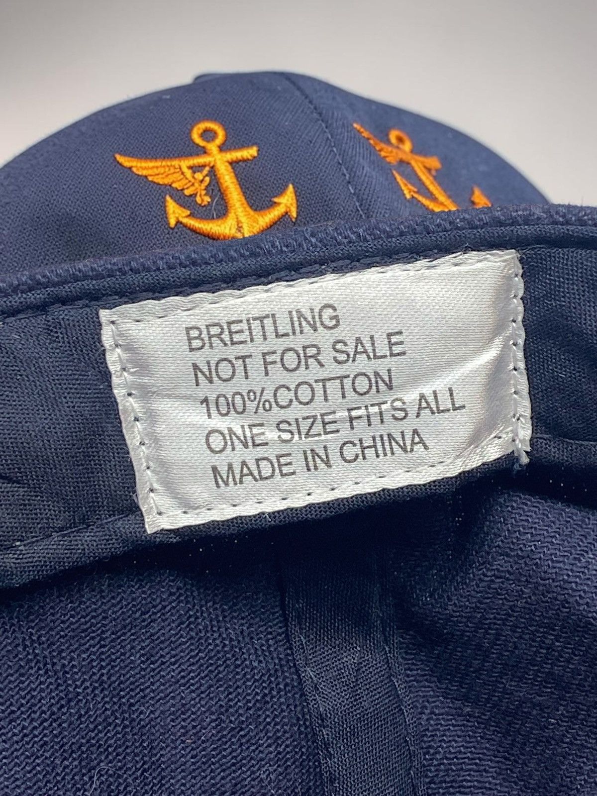 Breitling Vintage Official Breitling Cap Hat Embroidered Logo Racing Size ONE SIZE - 12 Thumbnail