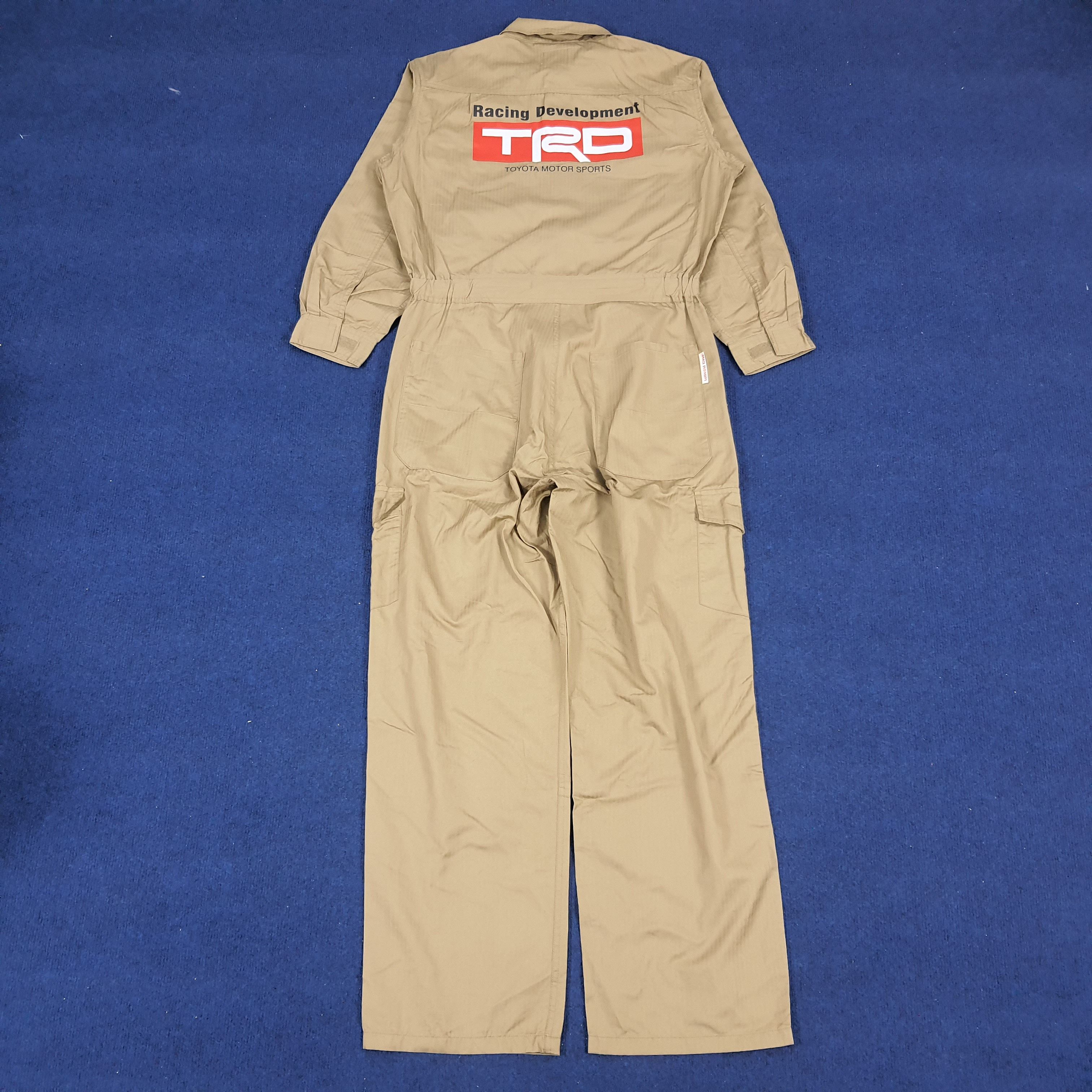 Vintage Toyota Motorsports Japanese Brand Workwear Coverall
