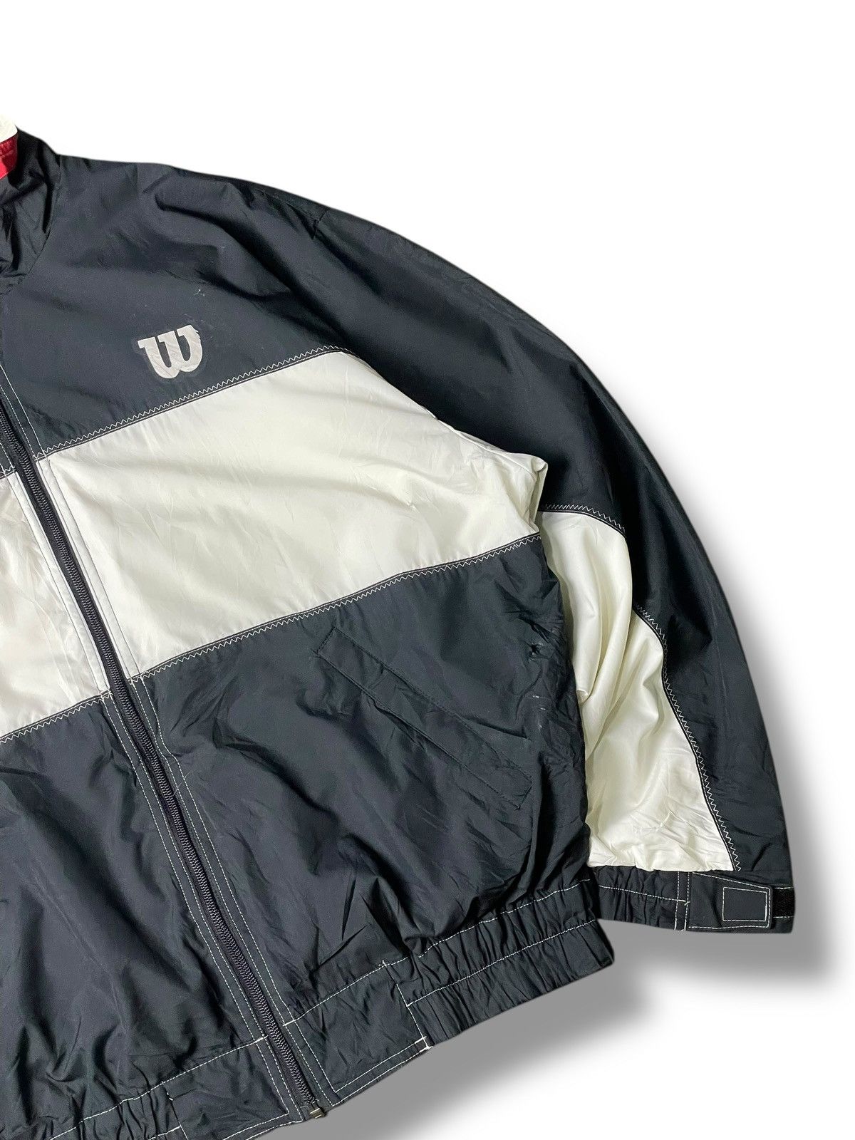 Japanese Brand × Vintage × Wilson Wilson 1914 Colourblock Warm-up Jacket (109) Size US M / EU 48-50 / 2 - 3 Thumbnail