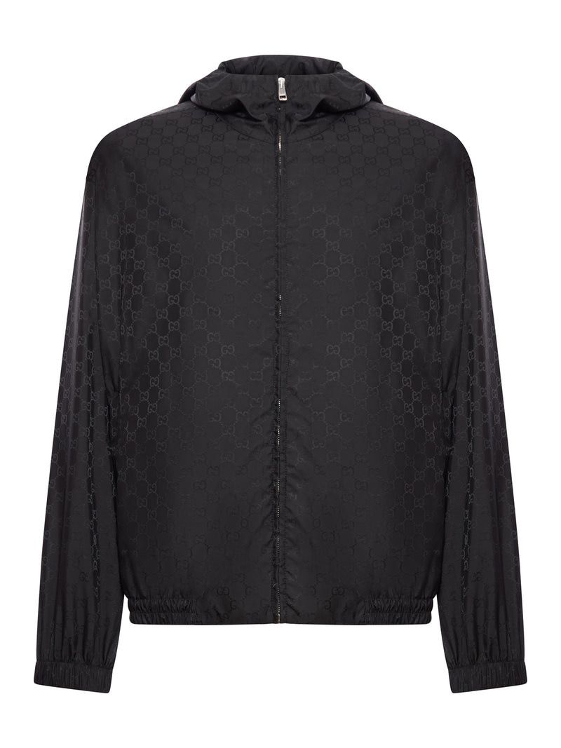 Gucci GG JACQUARD NYLON ZIP-UP JACKET Size US XL / EU 56 / 4 - 1 Thumbnail
