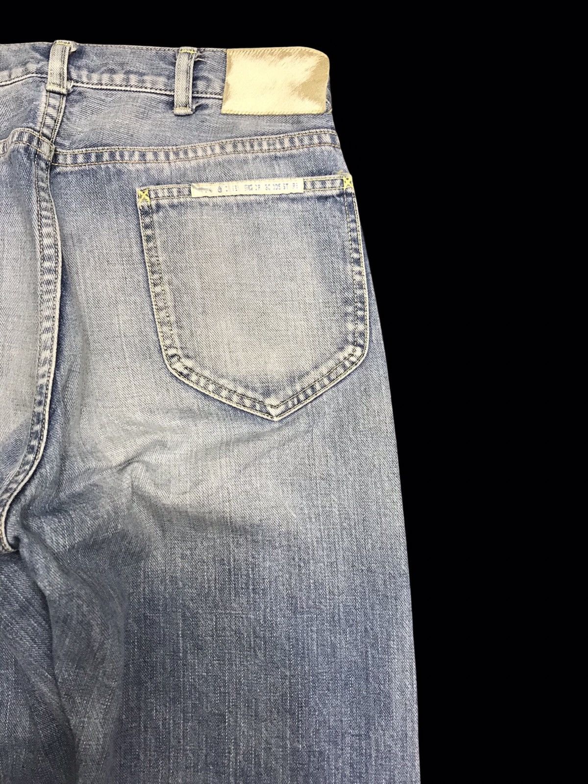 Japanese Brand 💥90s Style💥YOUNG&OLSEN LIGHT WASH SELVEDGE DENIM F381 Size US 28 / EU 44 - 11 Thumbnail