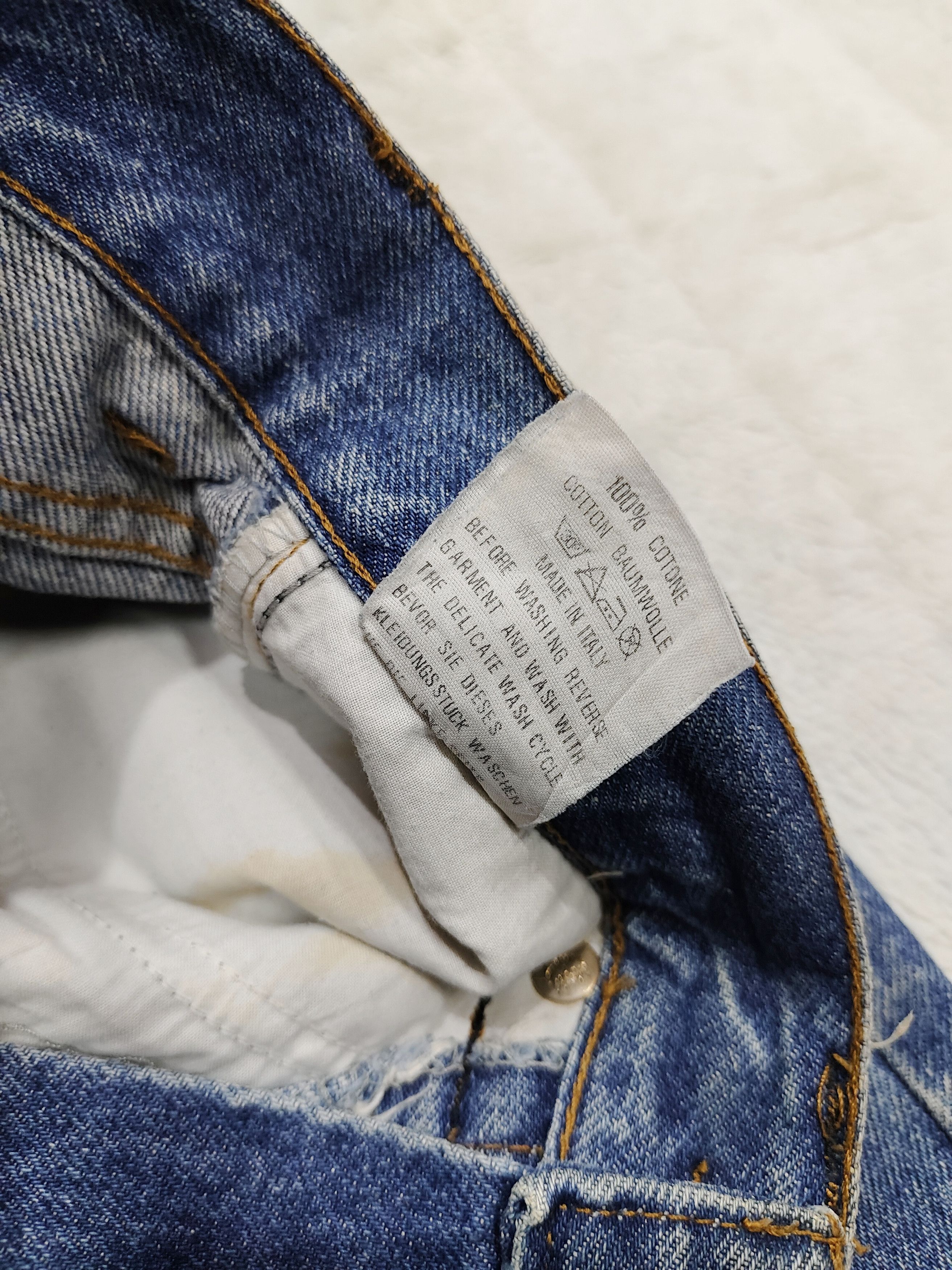 MCM 90s MCM💥 Archive Y2K Rhinestone Logo High Rise Jeans Size 28" / US 6 / IT 42 - 9 Thumbnail