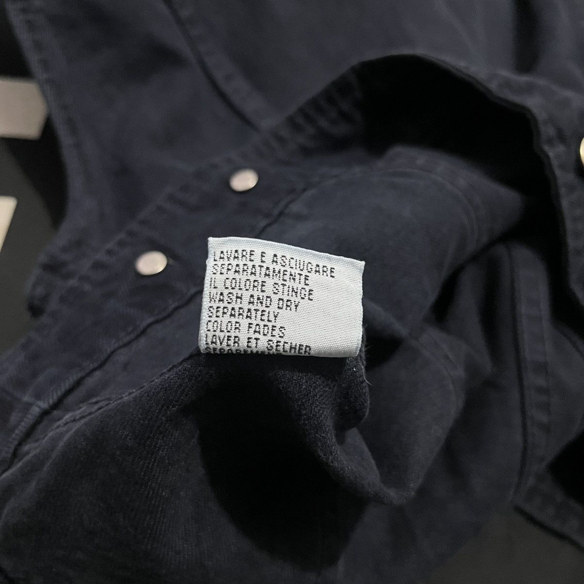 Katharine Hamnett London Vintage 90s Katharine Hamnett London Navy Denim Vest Size US S / EU 44-46 / 1 - 7 Thumbnail
